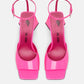 "Piper" Sandals - Neon Fuchsia