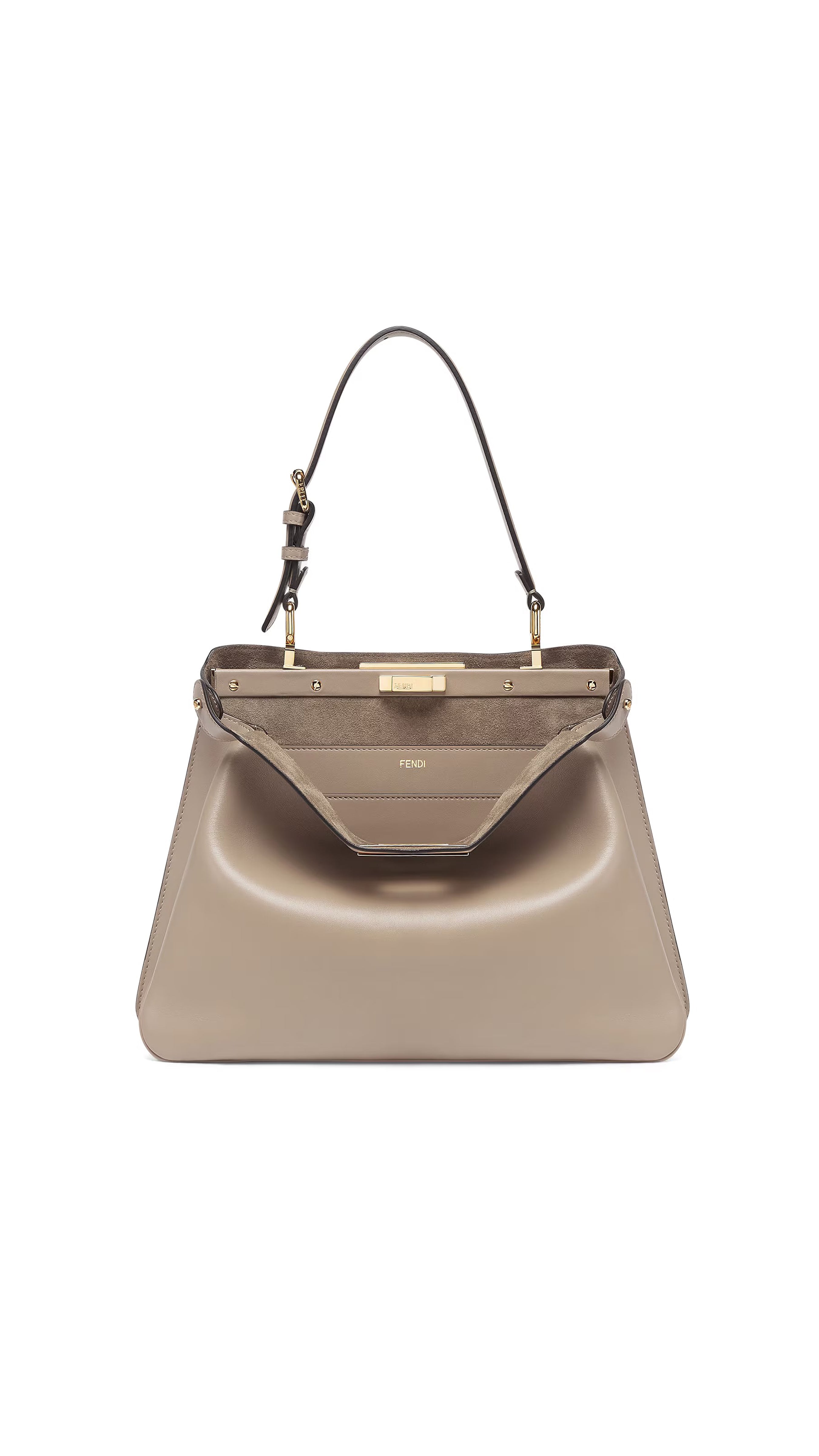 Peekaboo Soft Medium Bag - Dove Grey