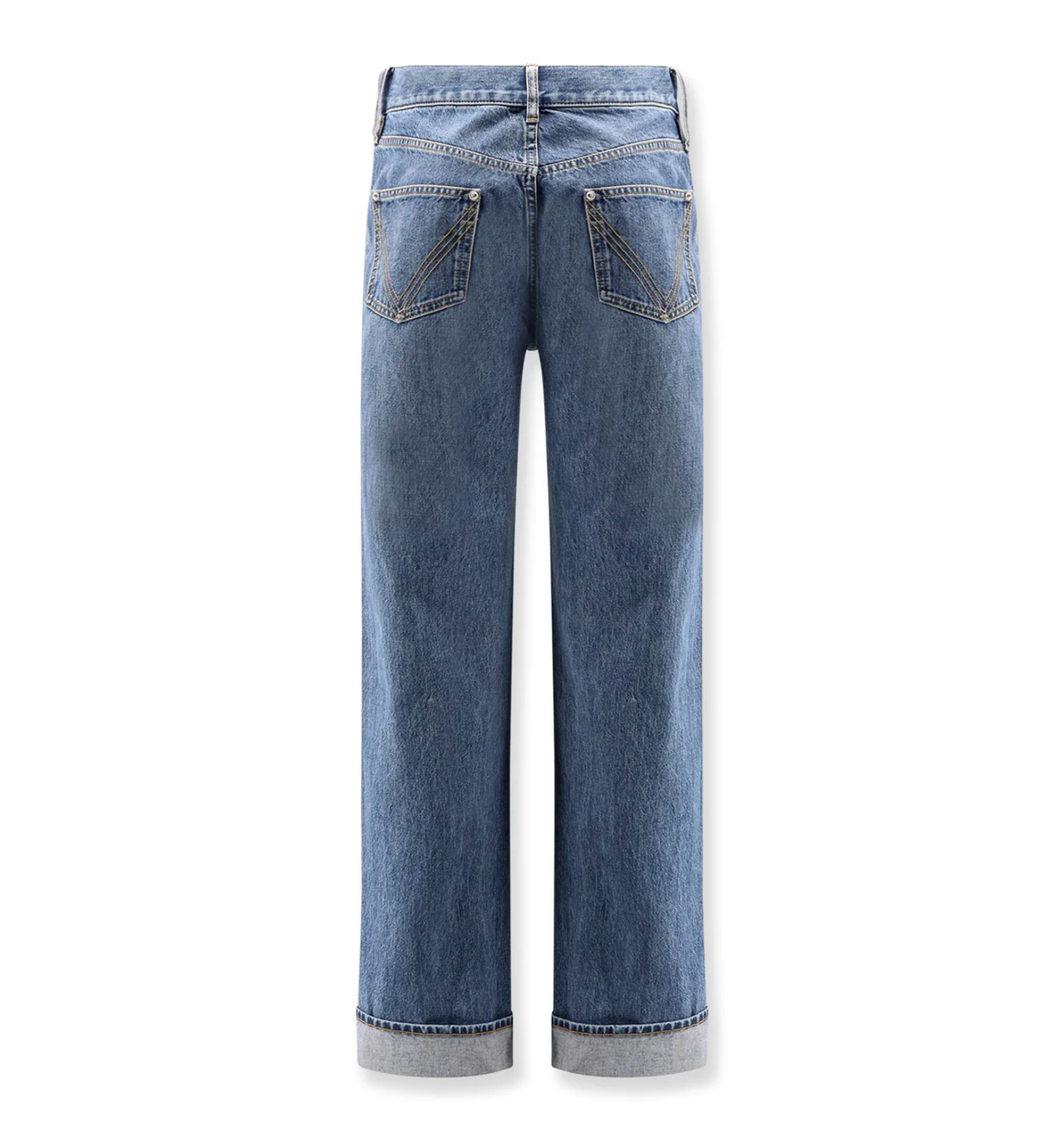 Vintage Indigo Straight Jeans