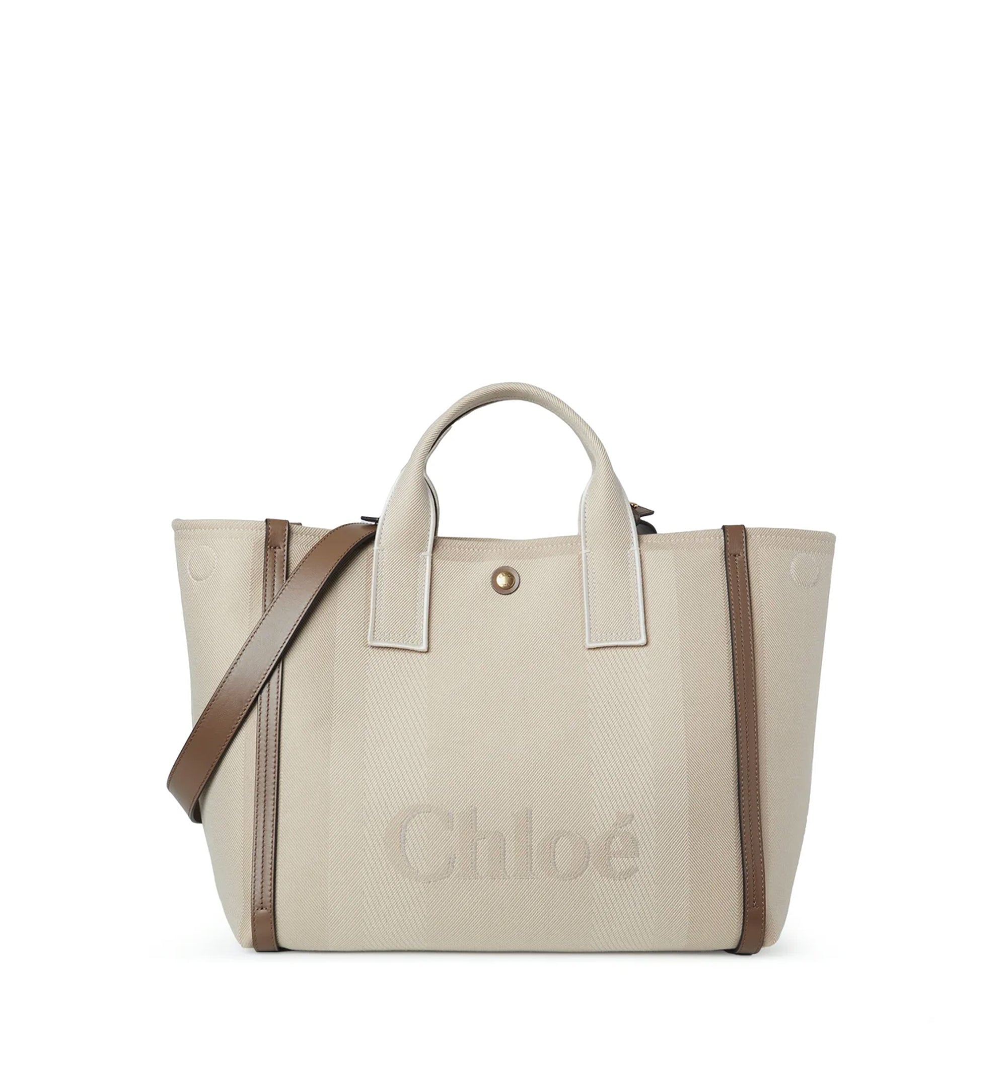Chloé Carry Tote Bag In Canvas