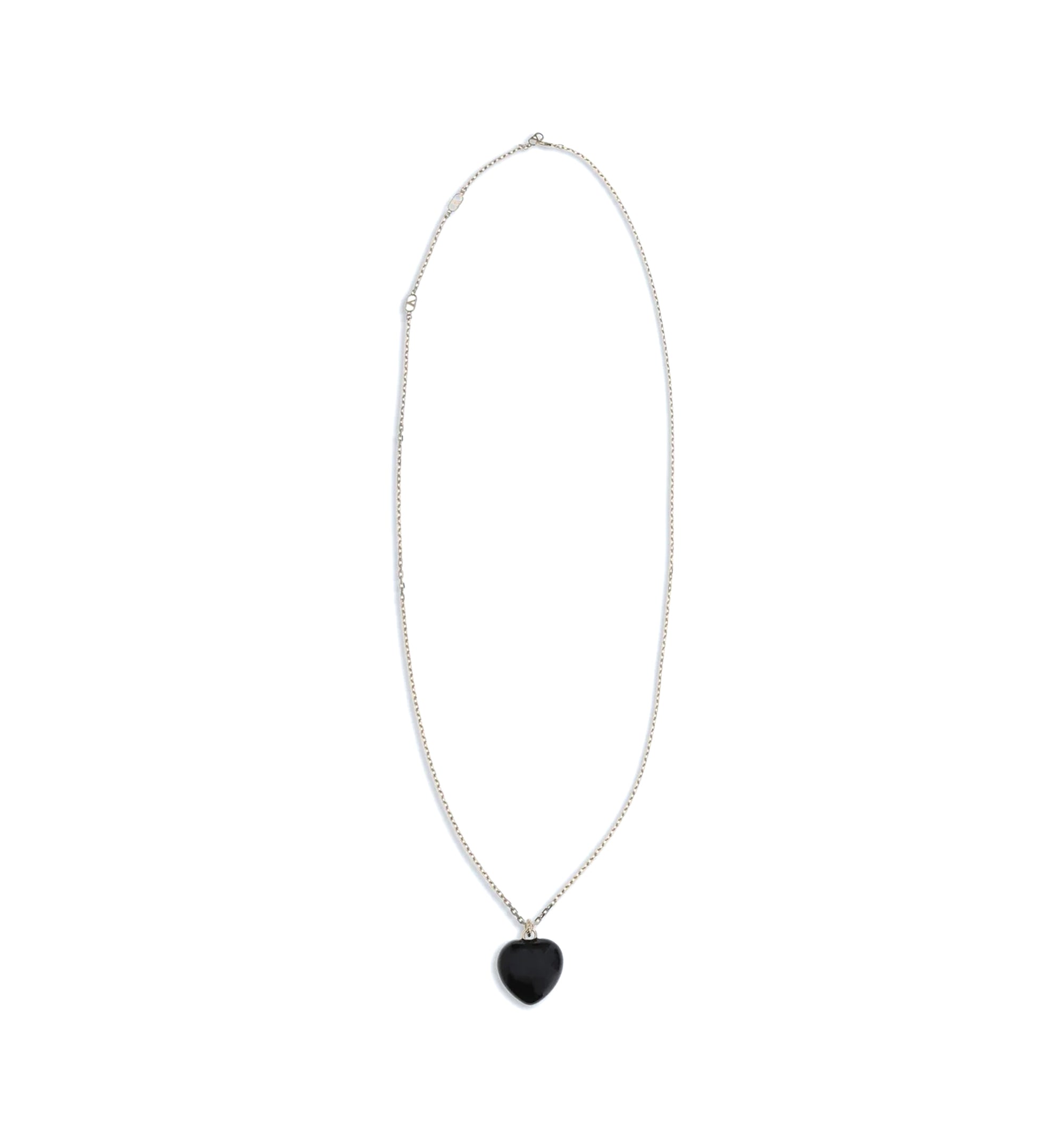 Heart-Shaped Chained Necklace