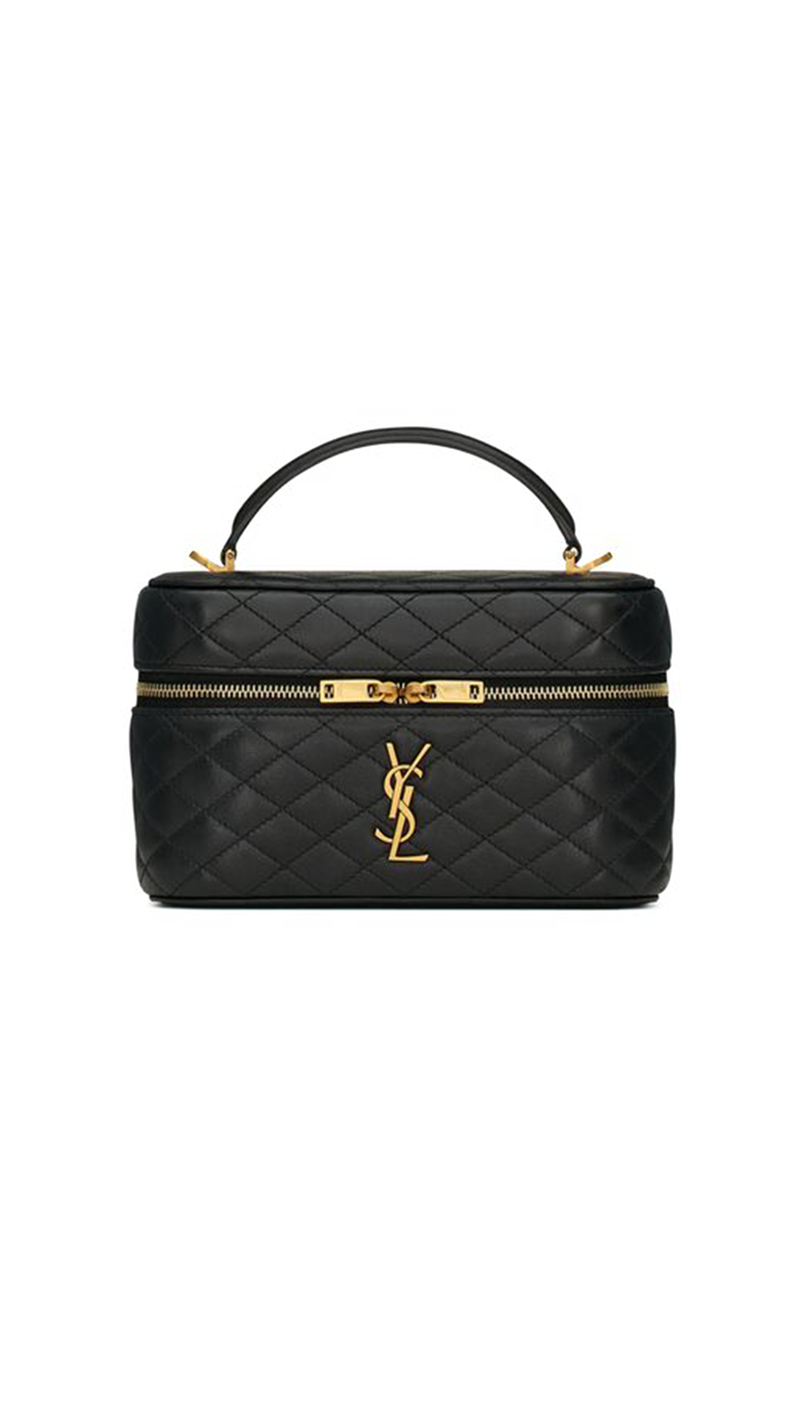 Gaby Vanity Bag in Lambskin - Black