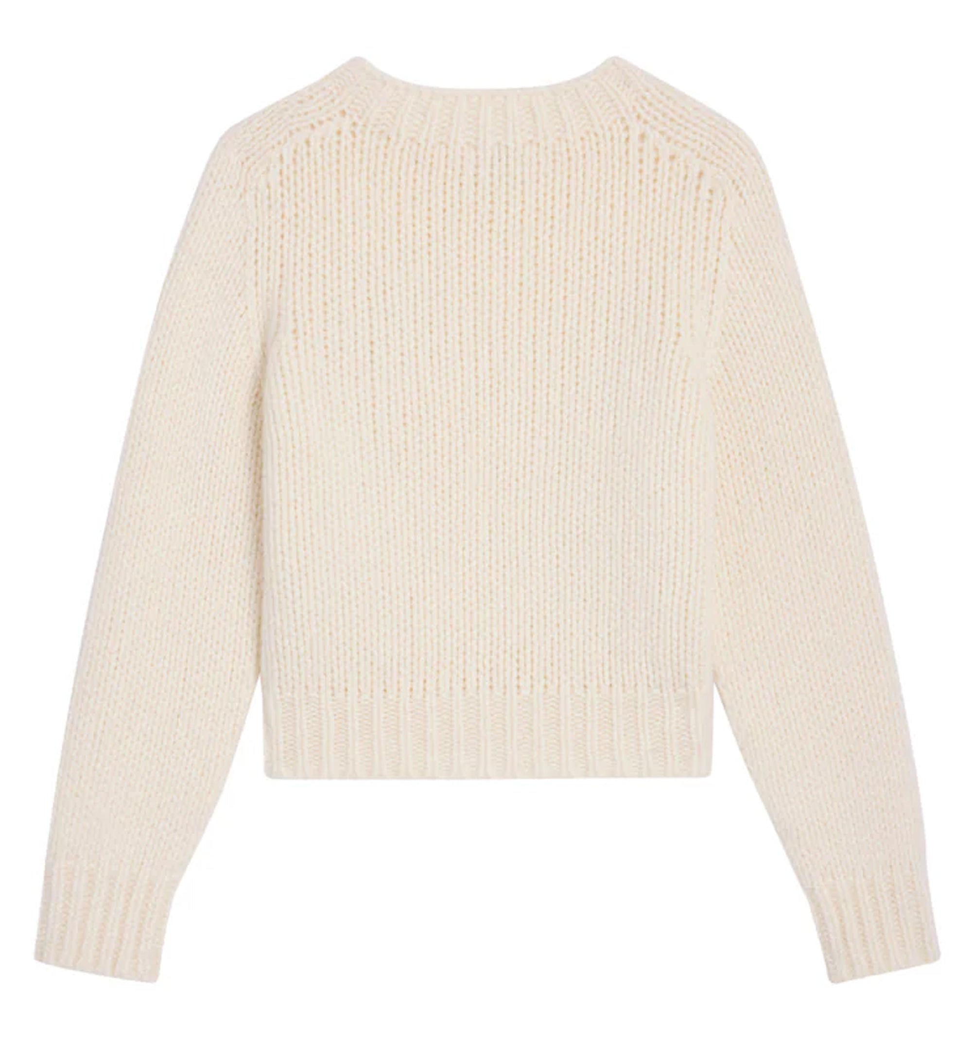 Crew Neck Cashmere And Silk Sweater
