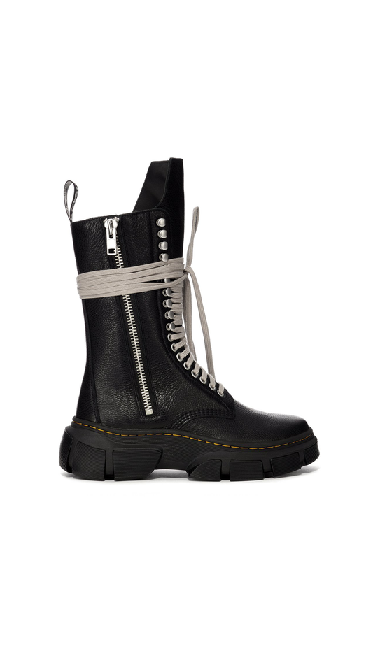 1918 Calf Length DMXL Boot in Cow Leather - Black