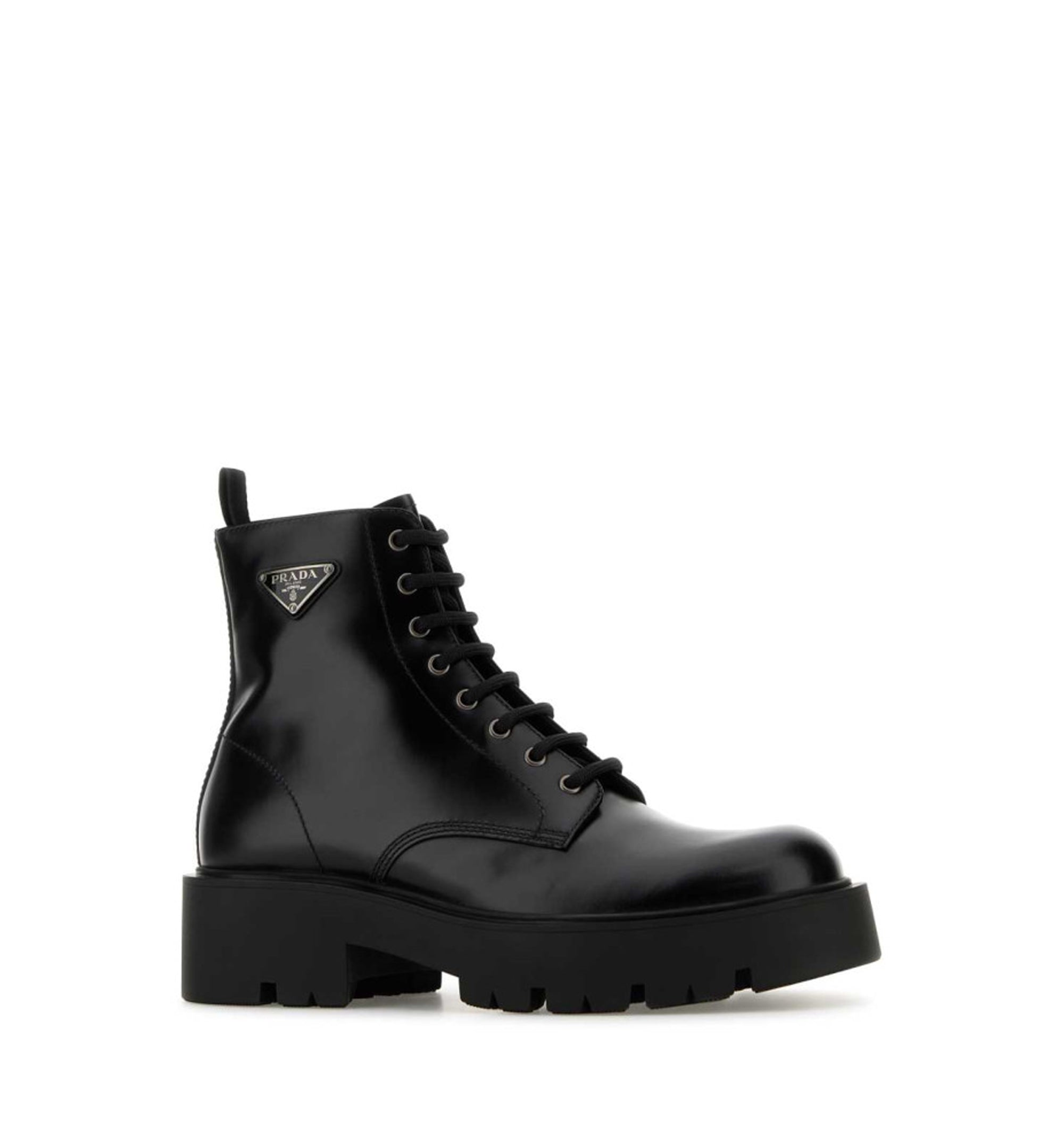 Black Leather Ankle Boots