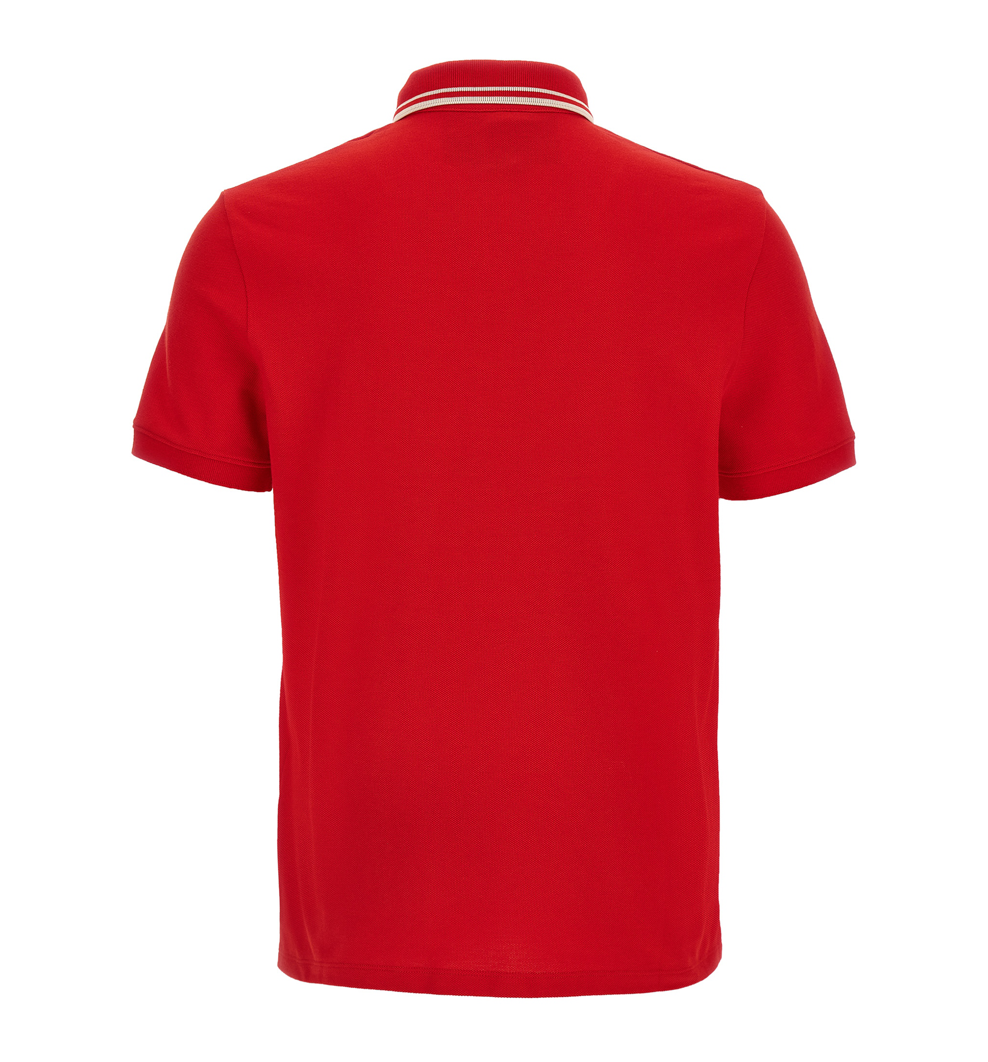 Cotton Piqué Polo Shirt With Vlogo Patch