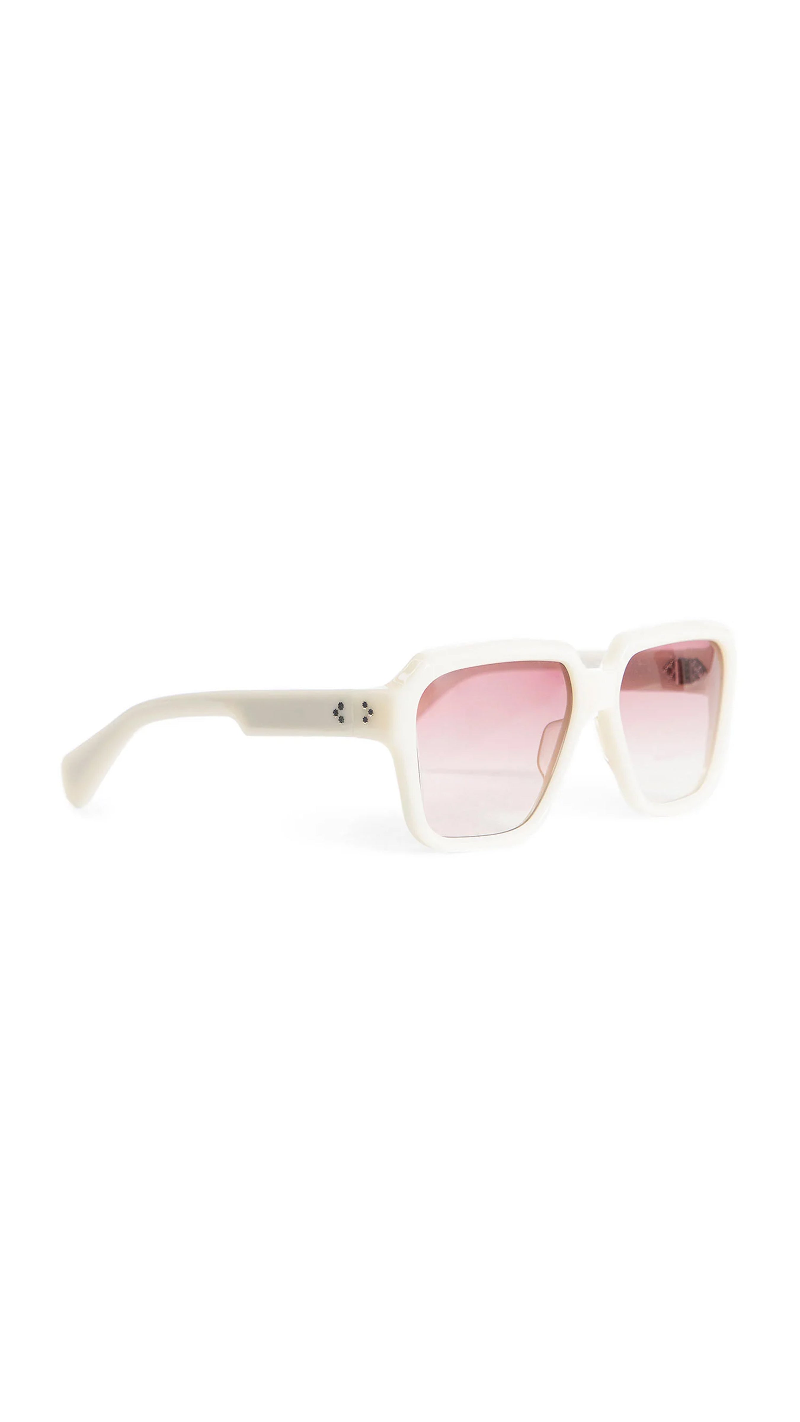 Alfred Sunglasses - White / Pink