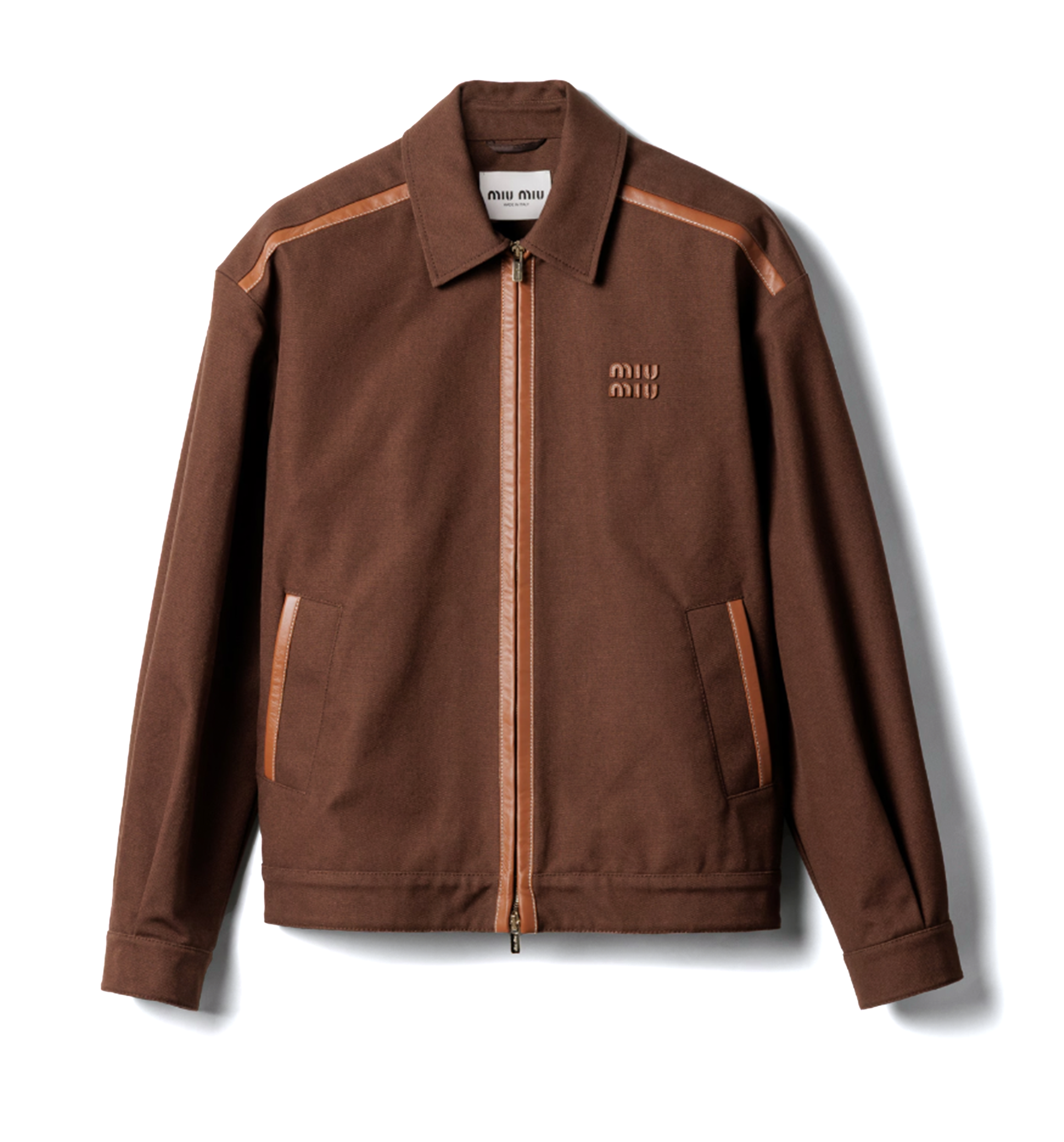 Logo patch blouson