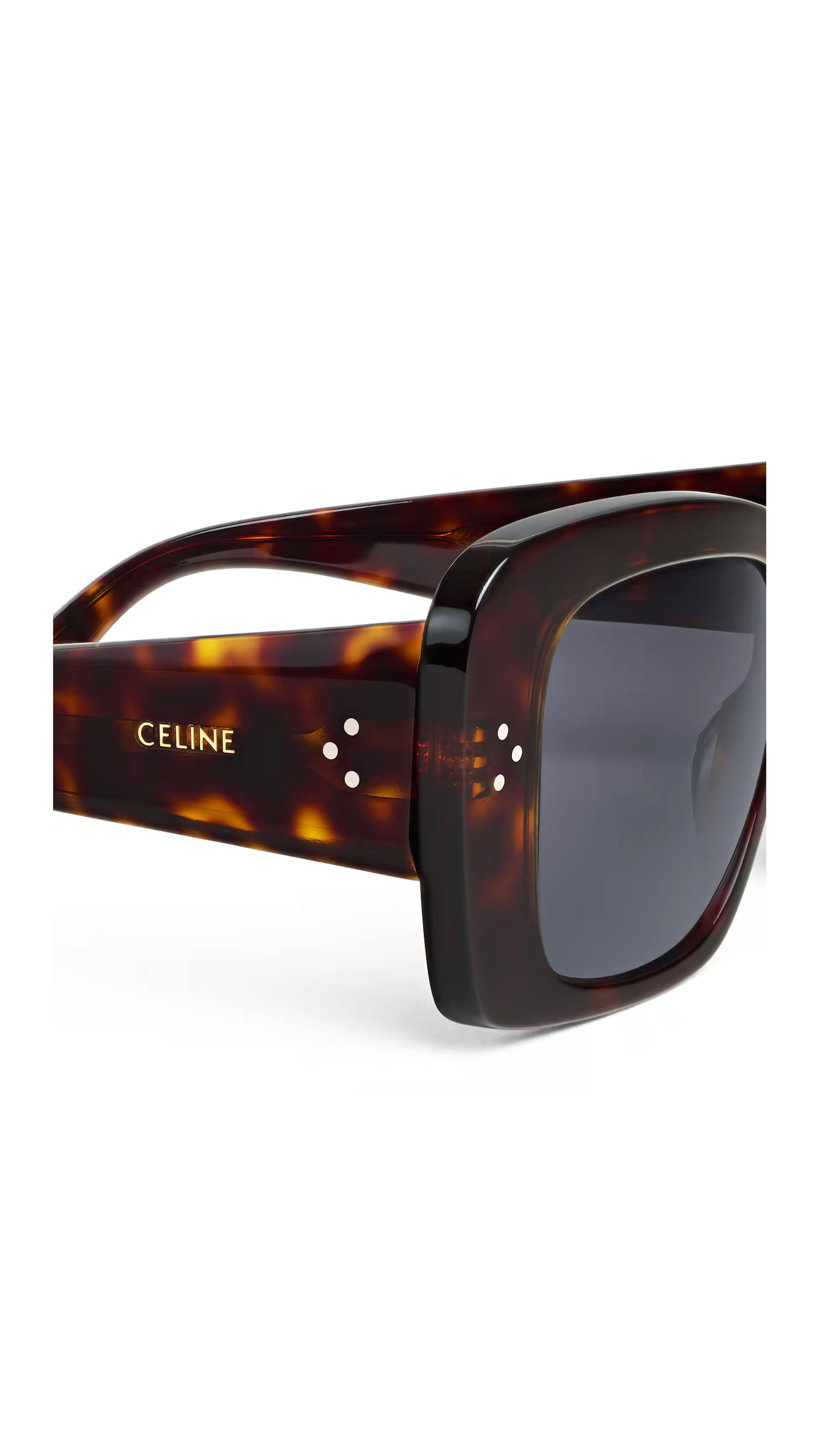 Square S321 Sunglasses In Acetate - Red Havana