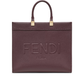 Fendi Sunshine Medium Shopper - Burgundy