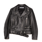 Leather Biker Jacket - Black
