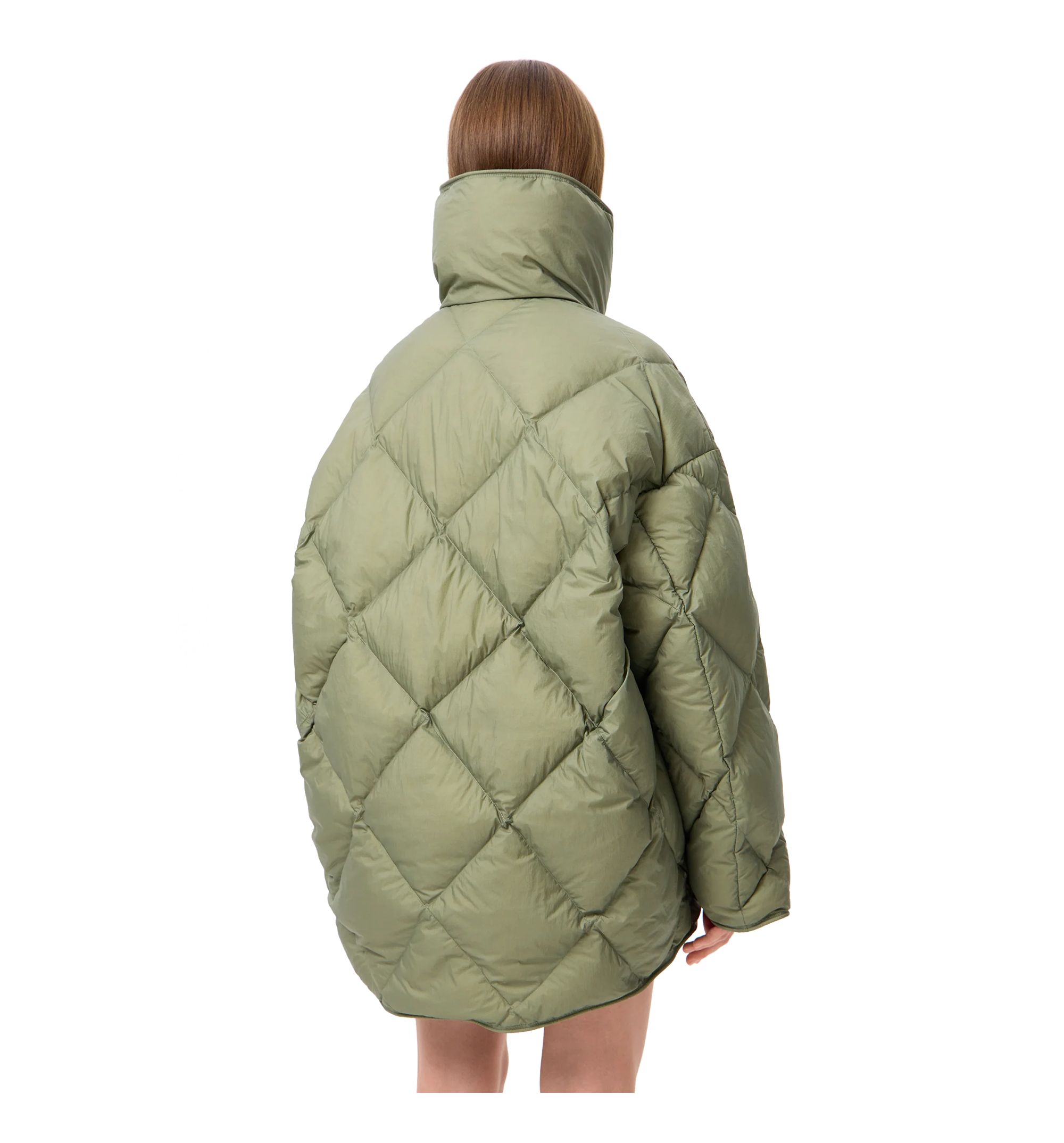 Cozy Queen Jacket Micro Olive Green