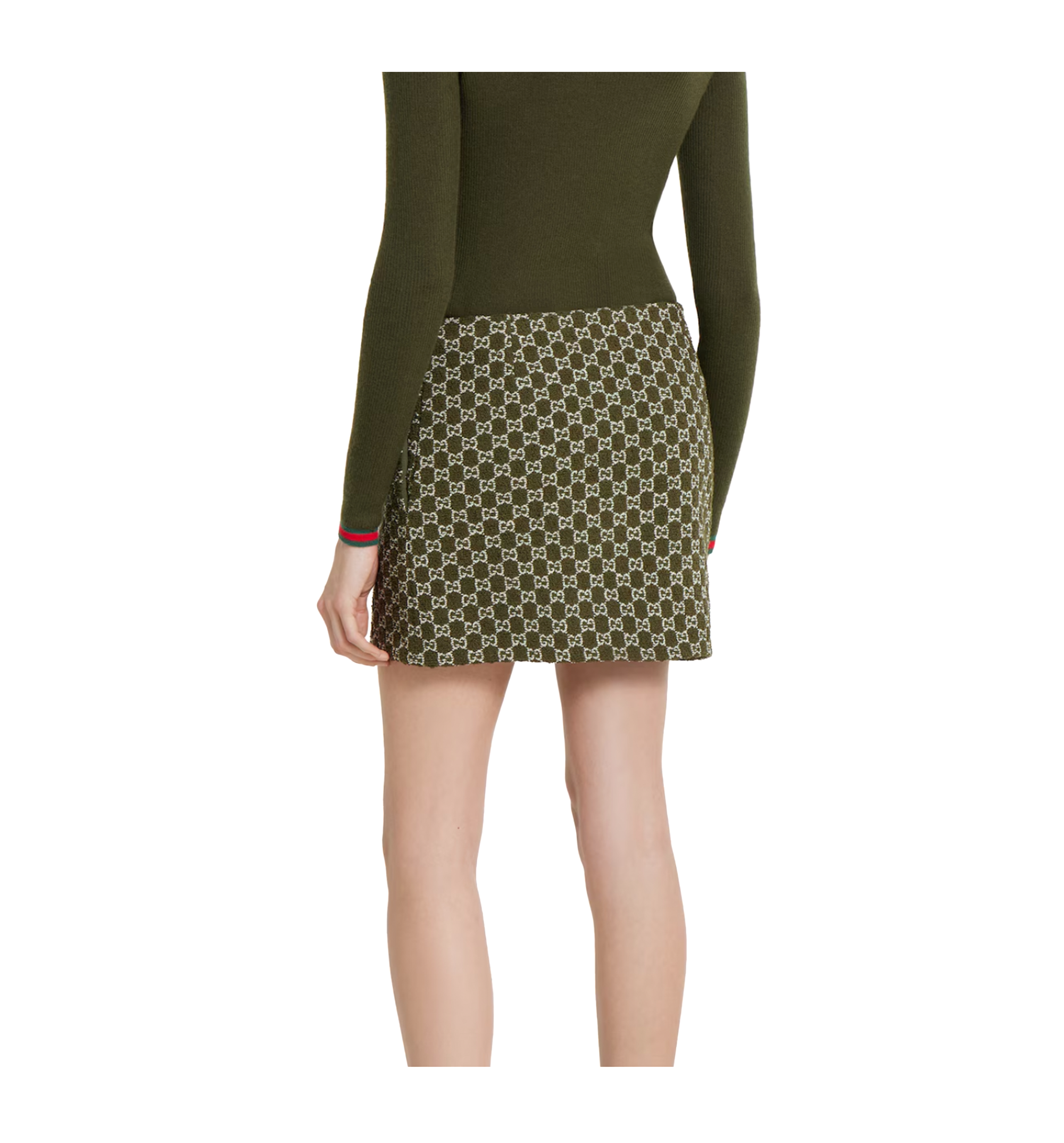 GG Cotton Bouclé Mini Skirt