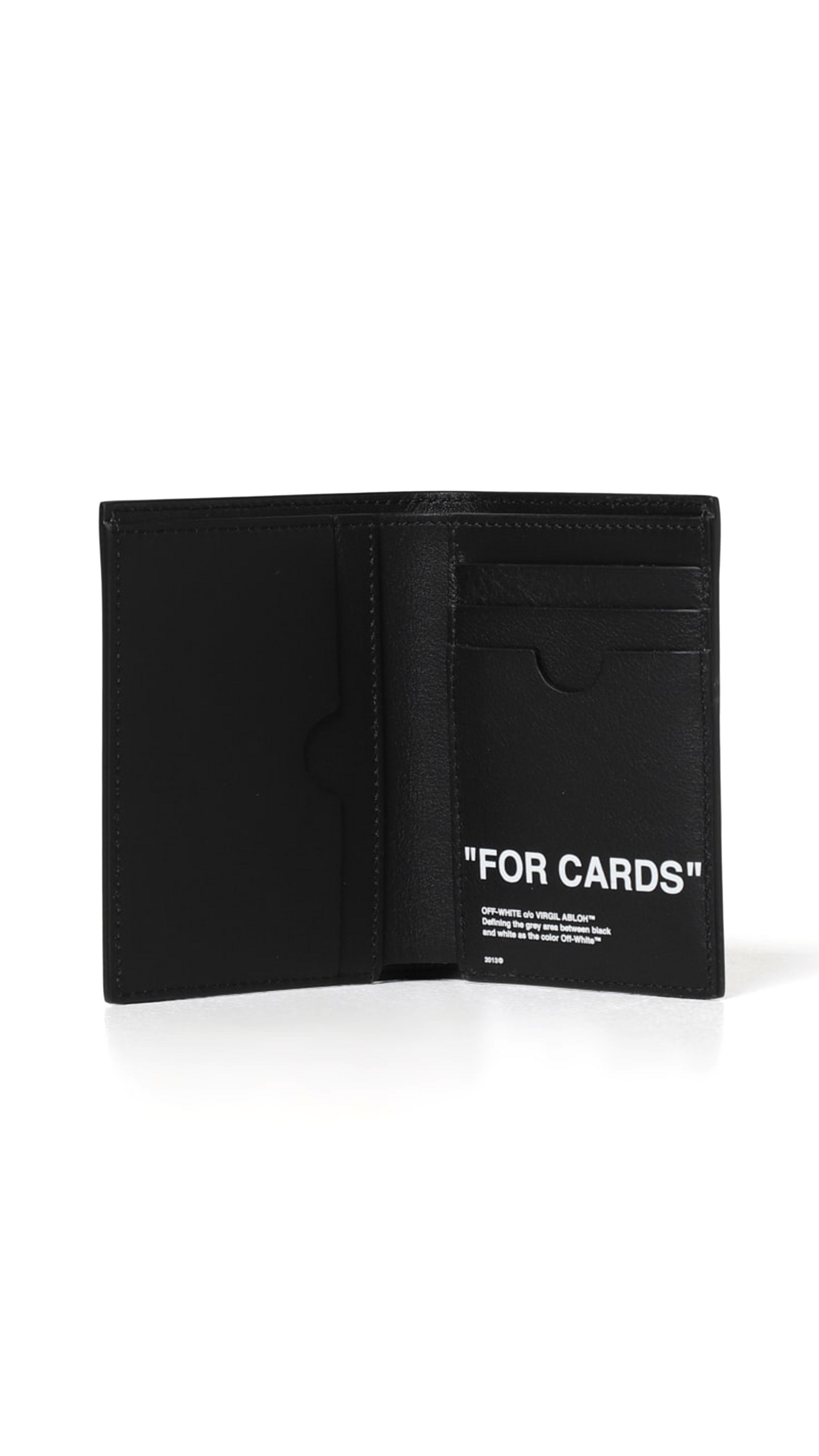 "For Cards" Bi-fold Wallet - Black/White