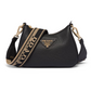 Saffiano Leather Shoulder Mini-Bag - Black