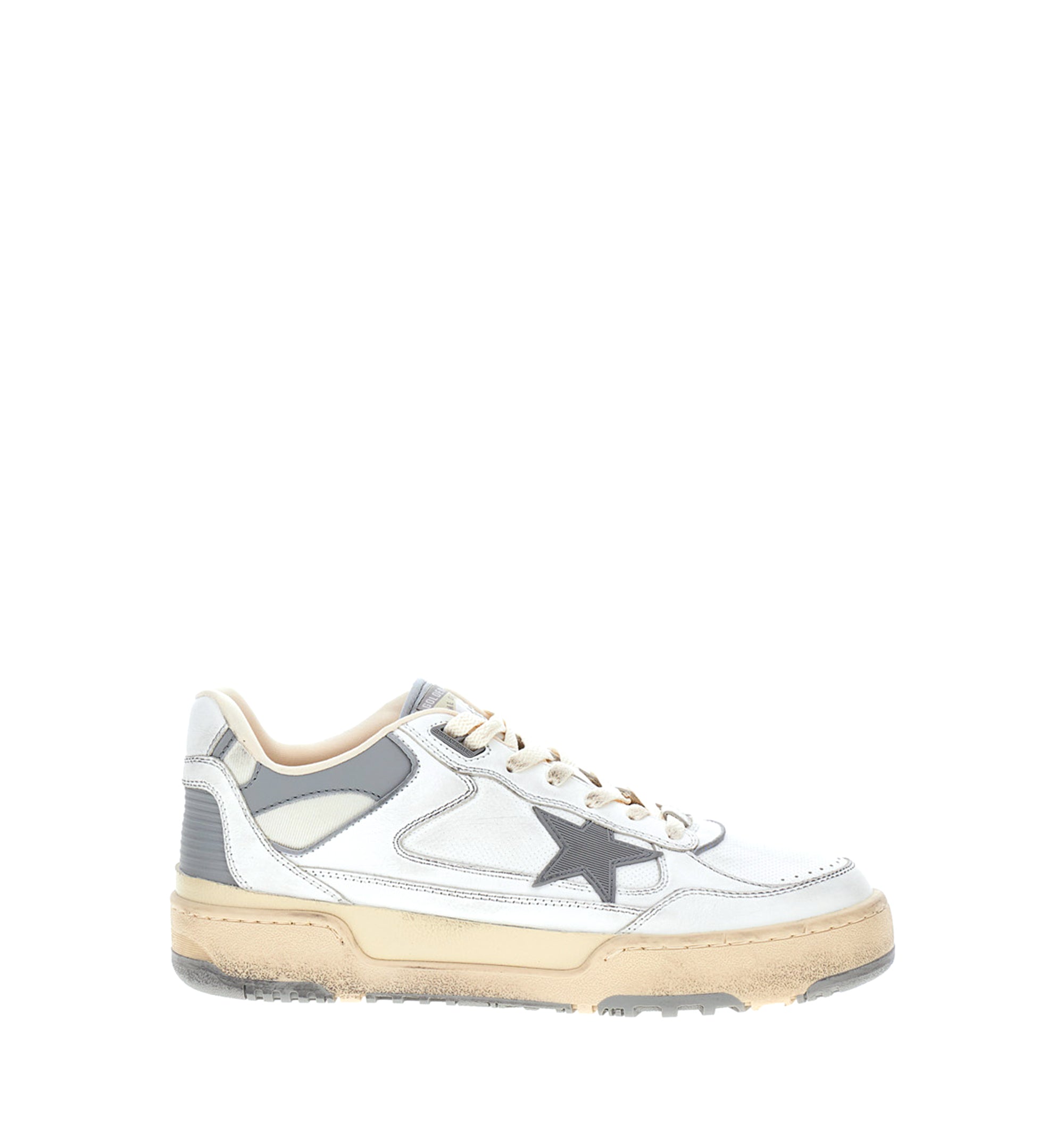Deluxe Brand Sneakers Forty 2 In Leather And Fabric - White