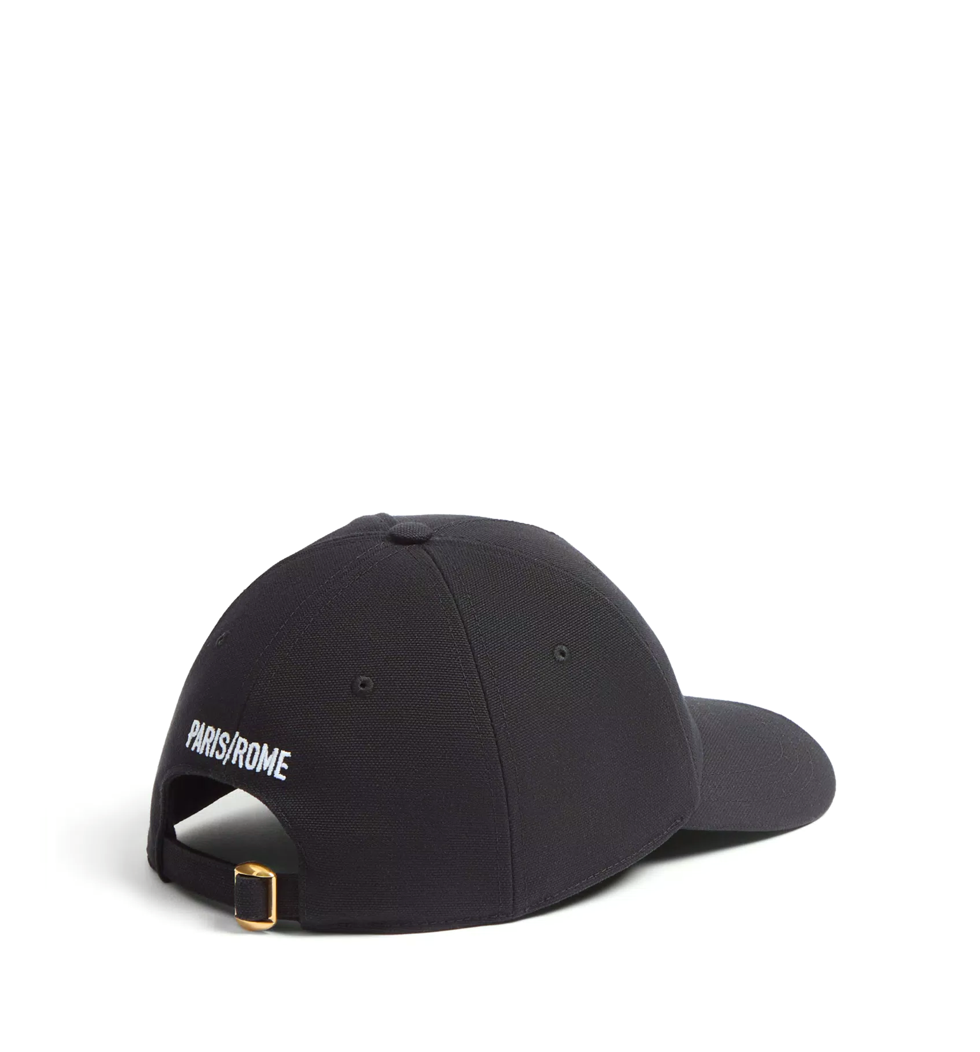 Chez Valentino Cotton Baseball Cap with Embroidery