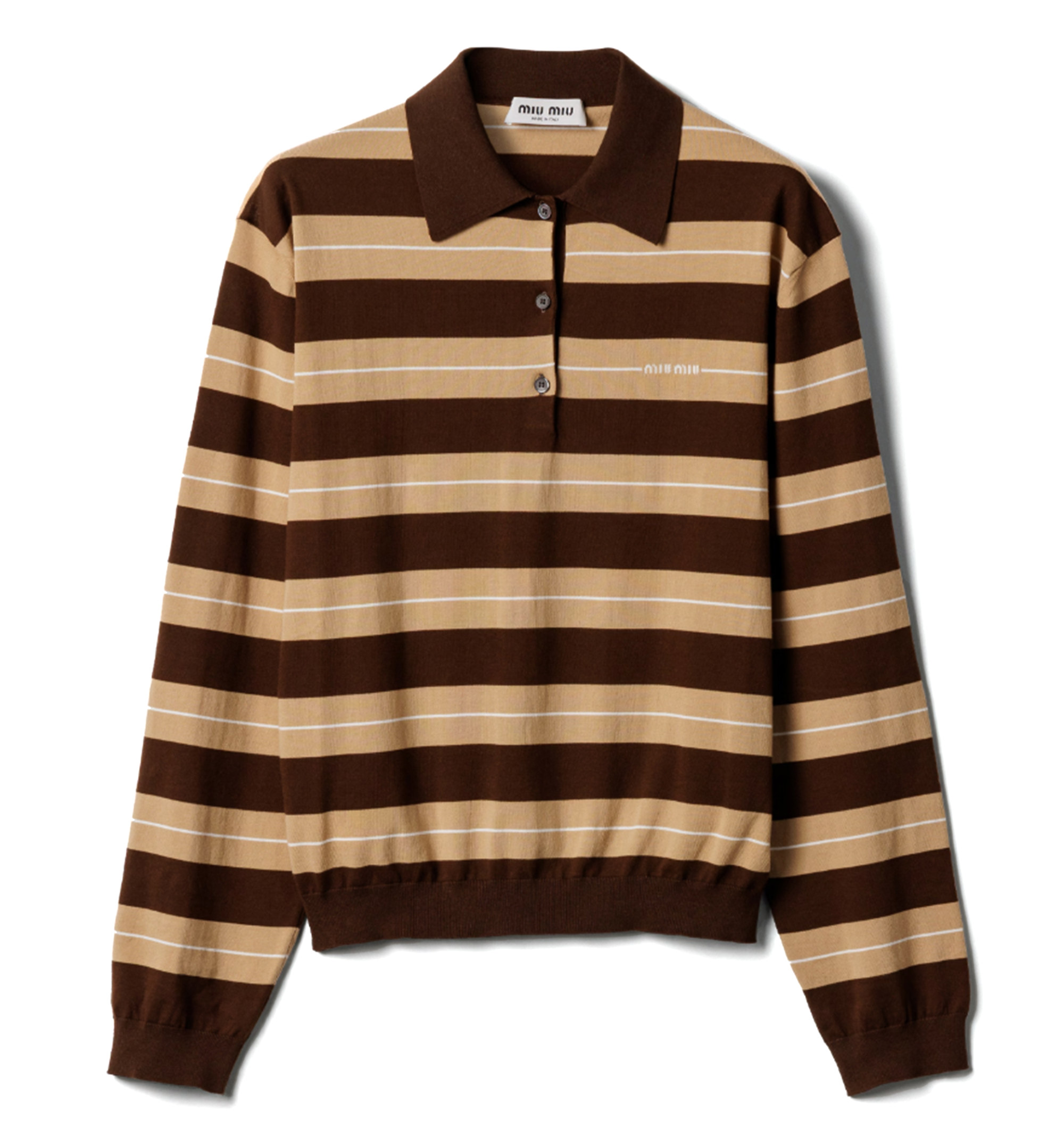 Cotton Knit Polo Shirt
