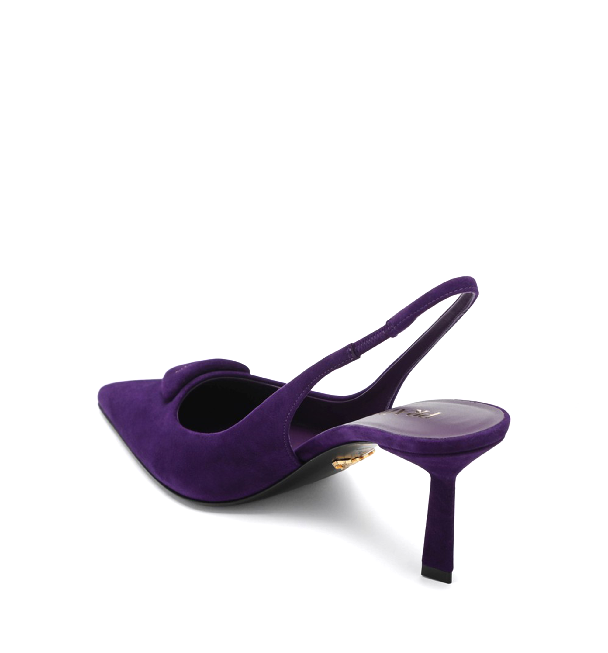 Suede Slingback Pumps