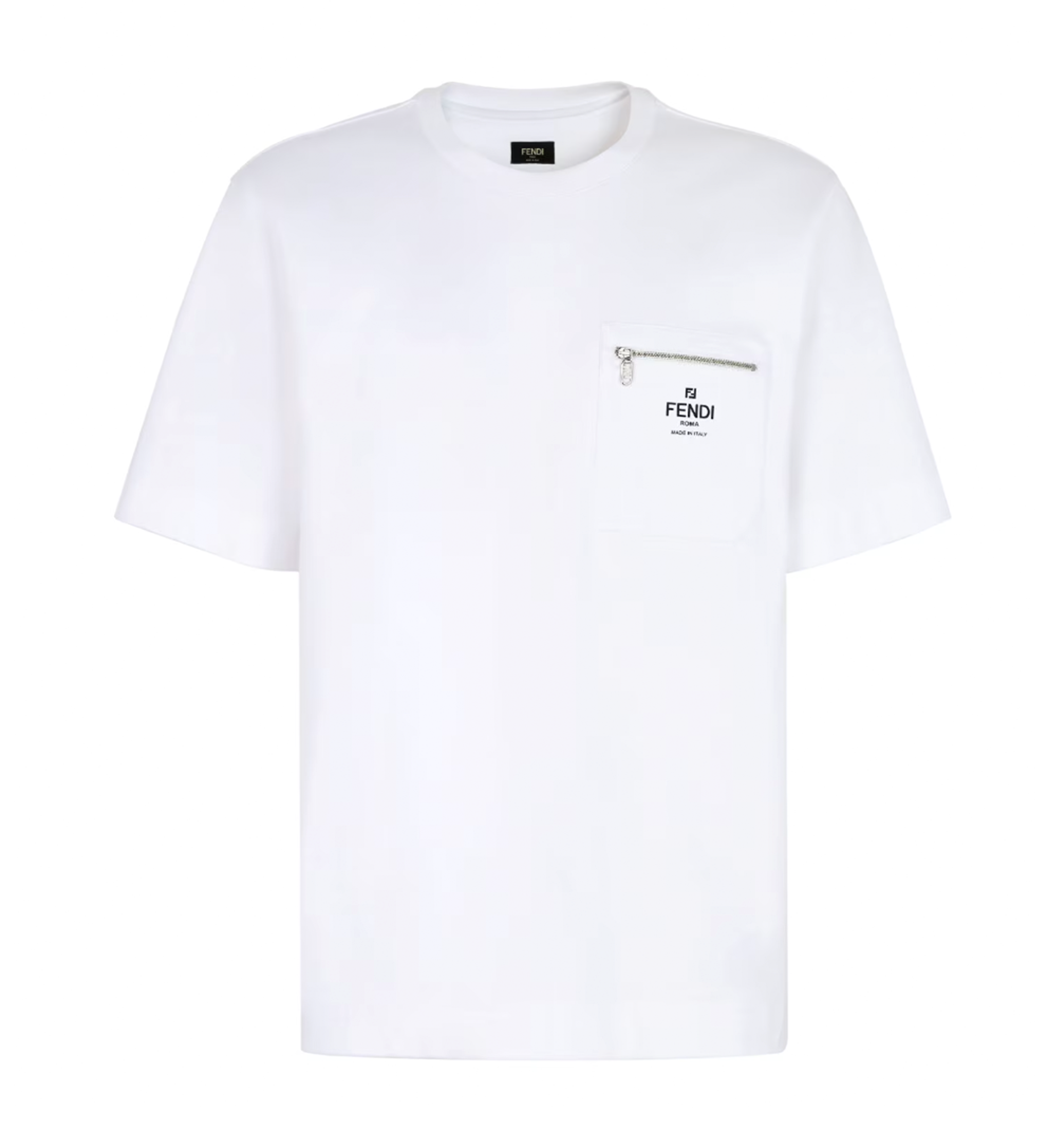 Cotton T-shirt with Zip Pocket