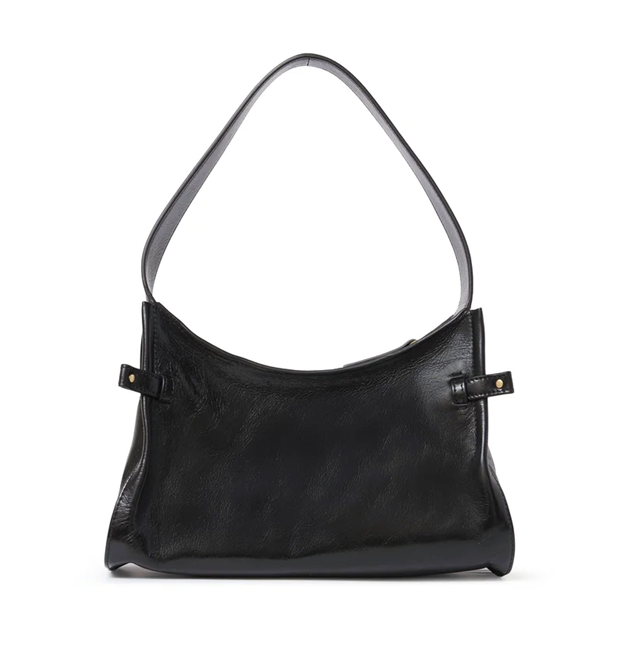 Chloé Charms Hobo Bag In Shiny Leather