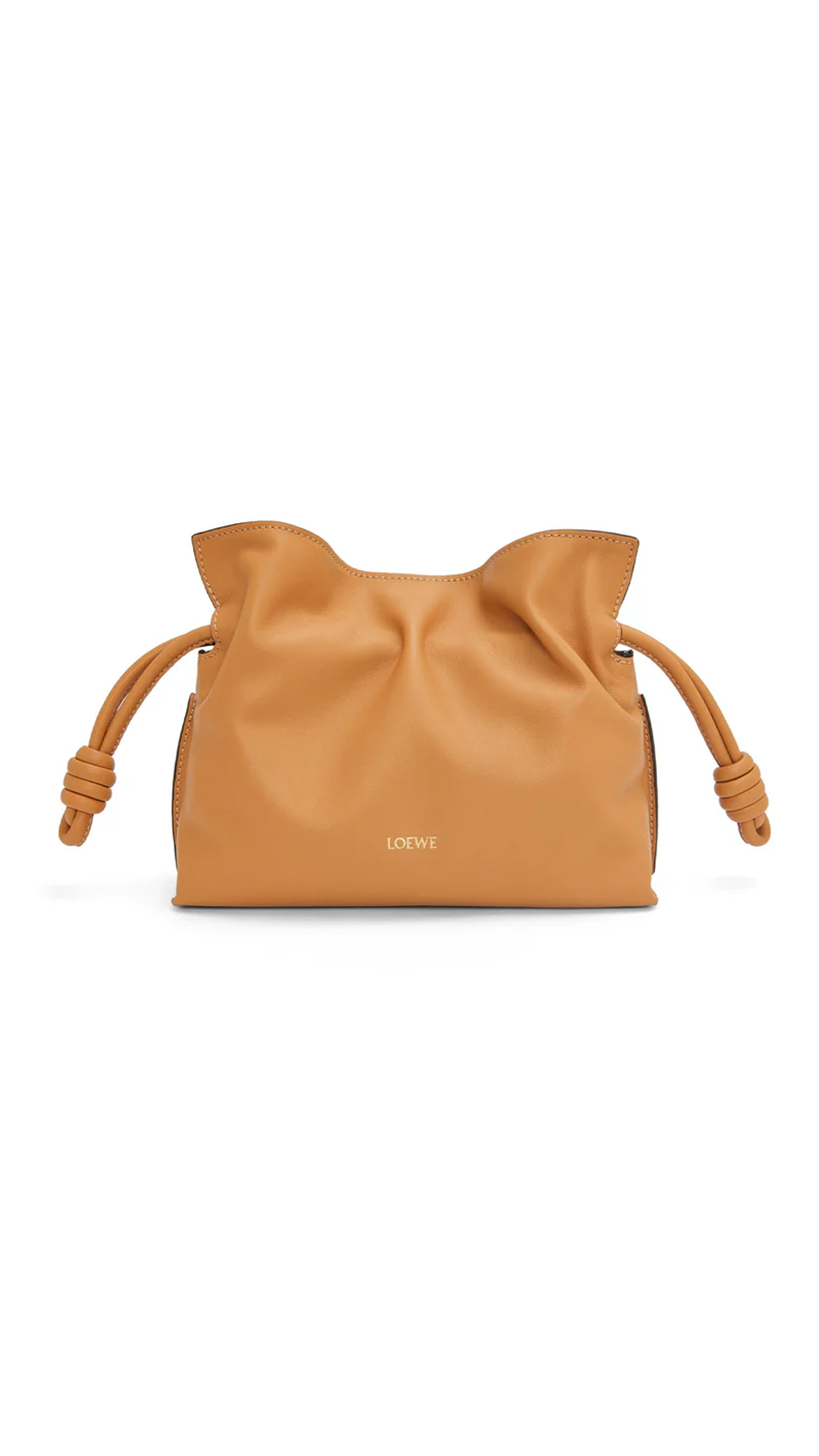 Mini Flamenco Clutch in Nappa Calfskin - Warm Desert