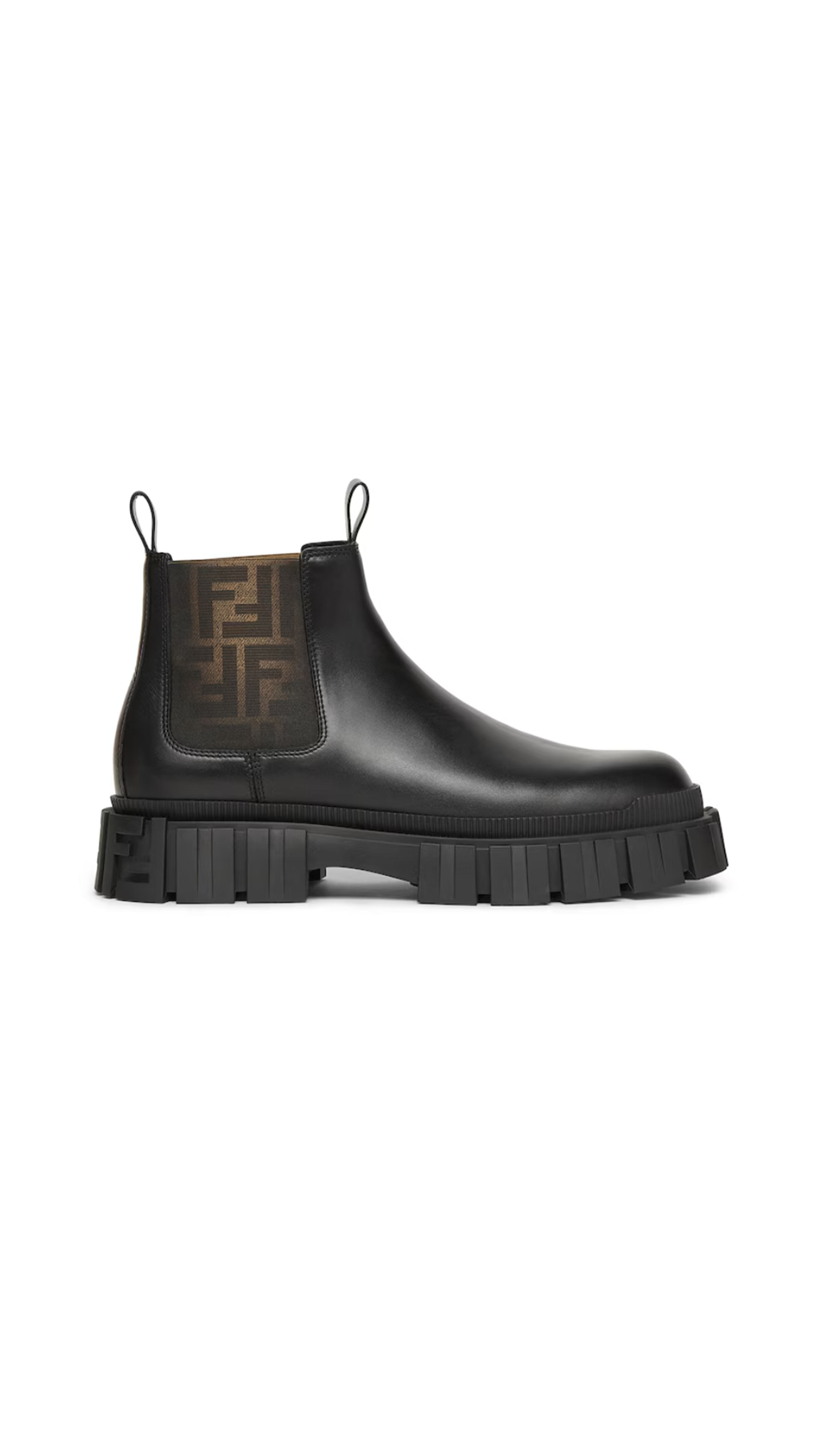 Fendi Force Chelsea Boots - Black/Brown
