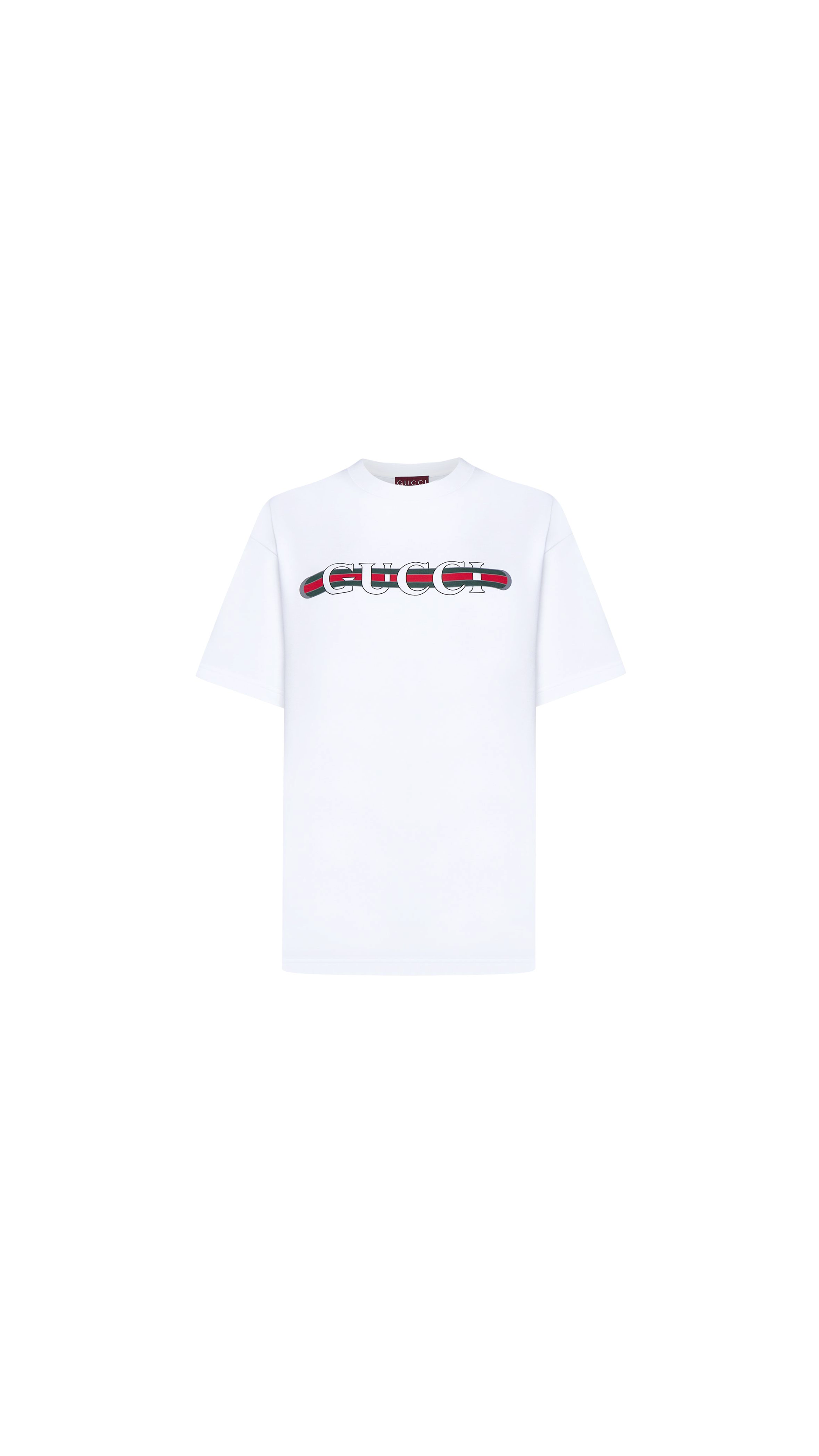 Cotton Jersey T-shirt with Logo Print