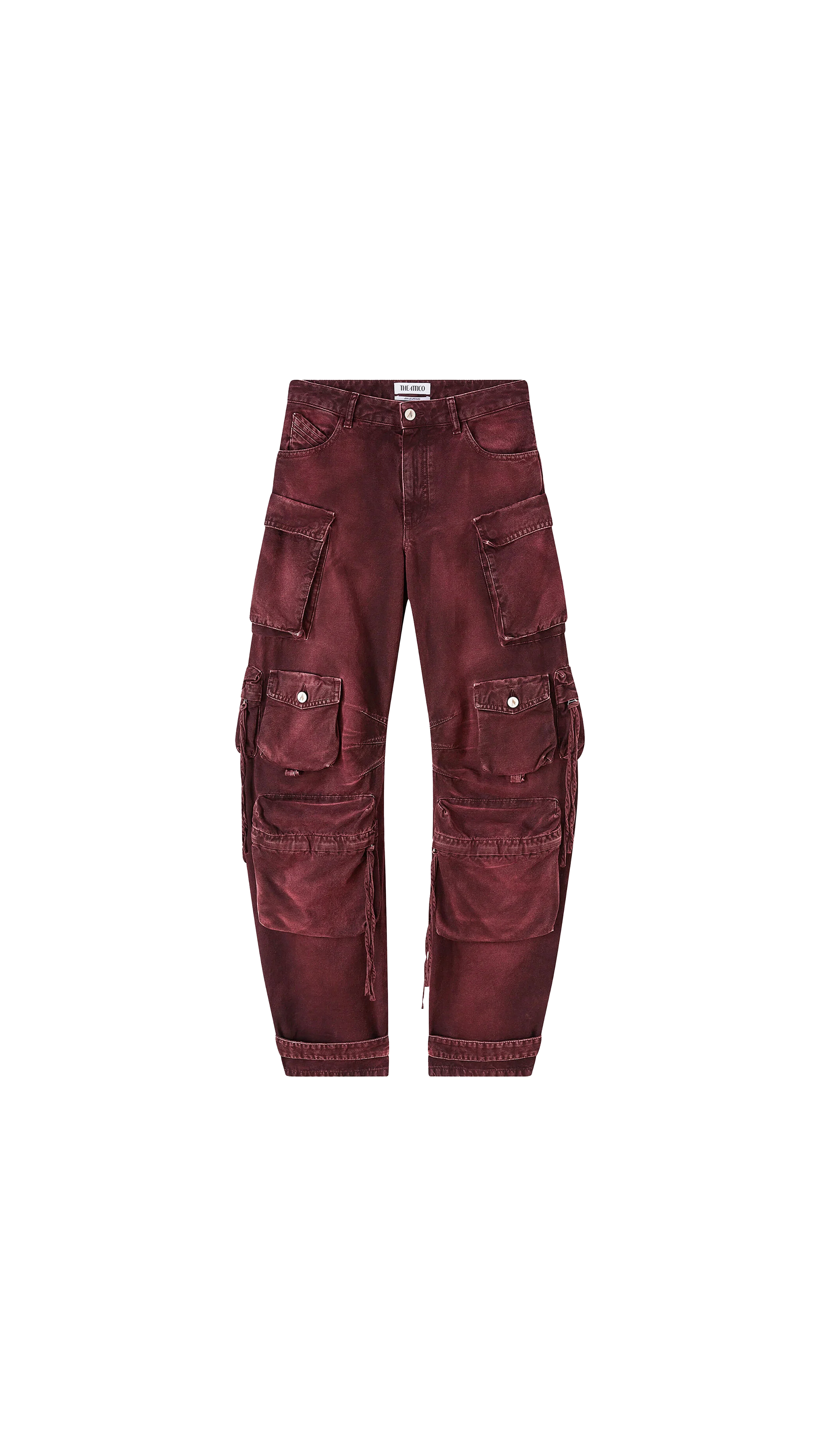 Fern Cargo Pants - Red