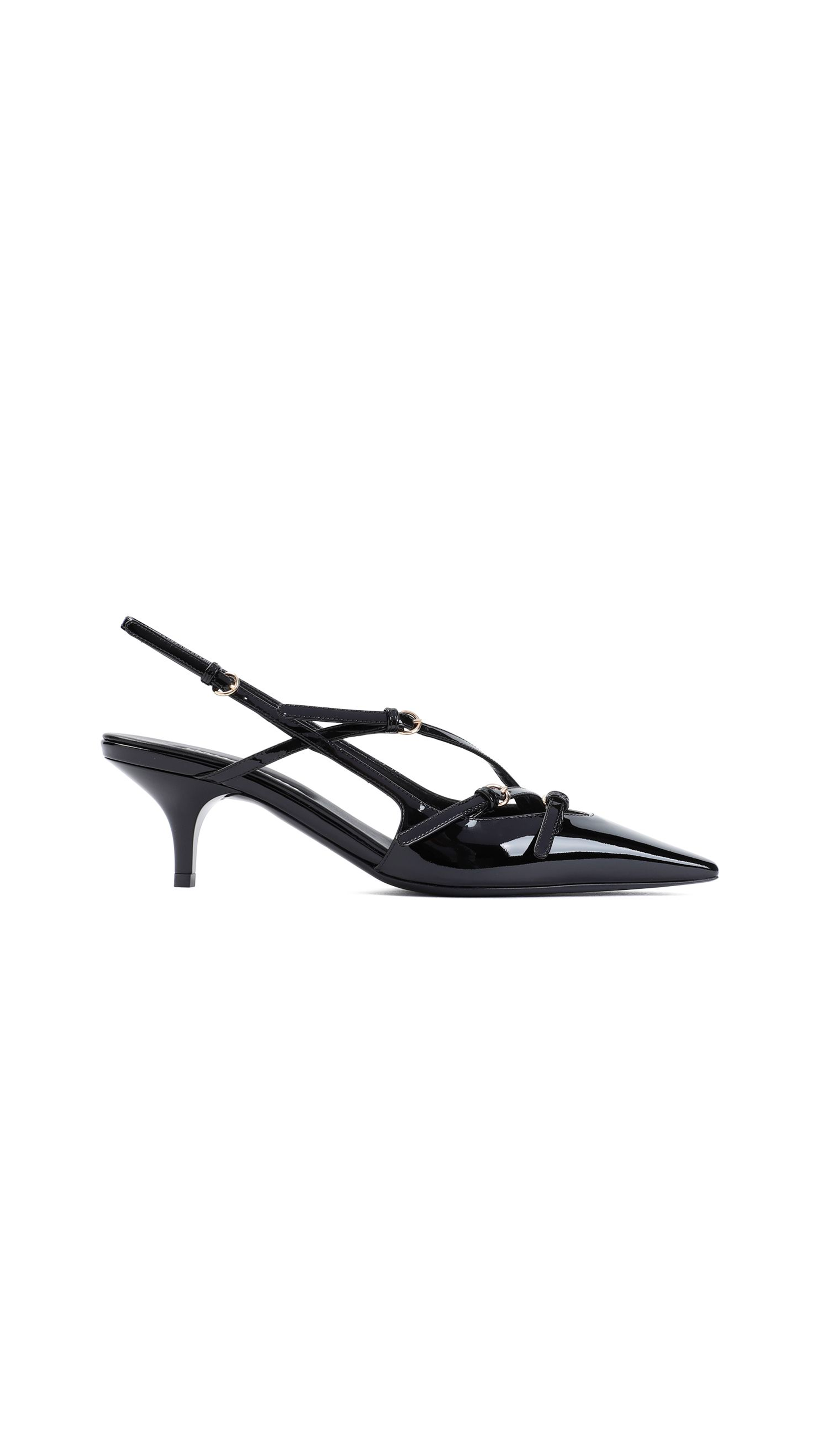 Patent Leather Pumps - Black