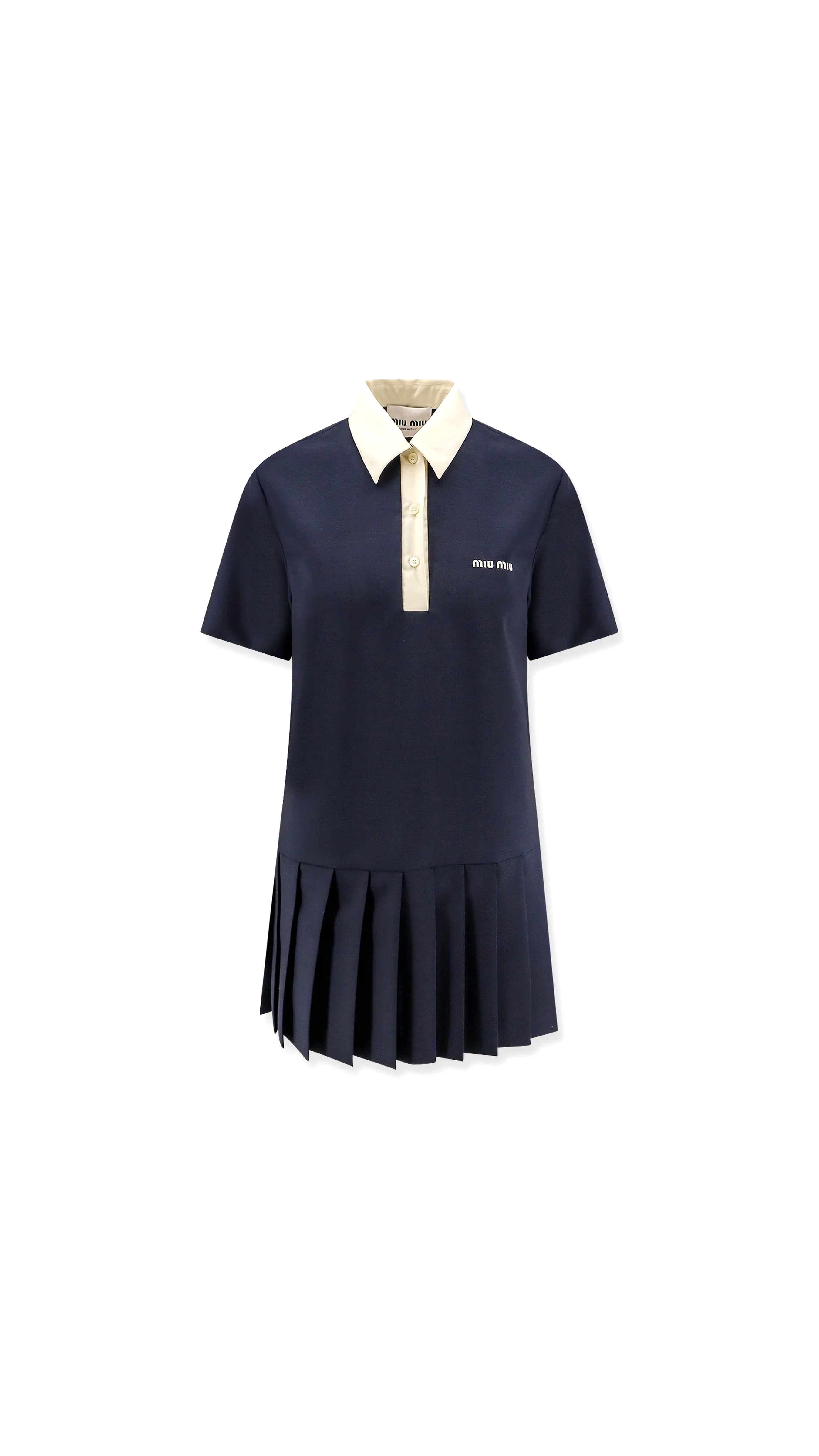 Mohair And Virgin Wool Short Dress - Blue