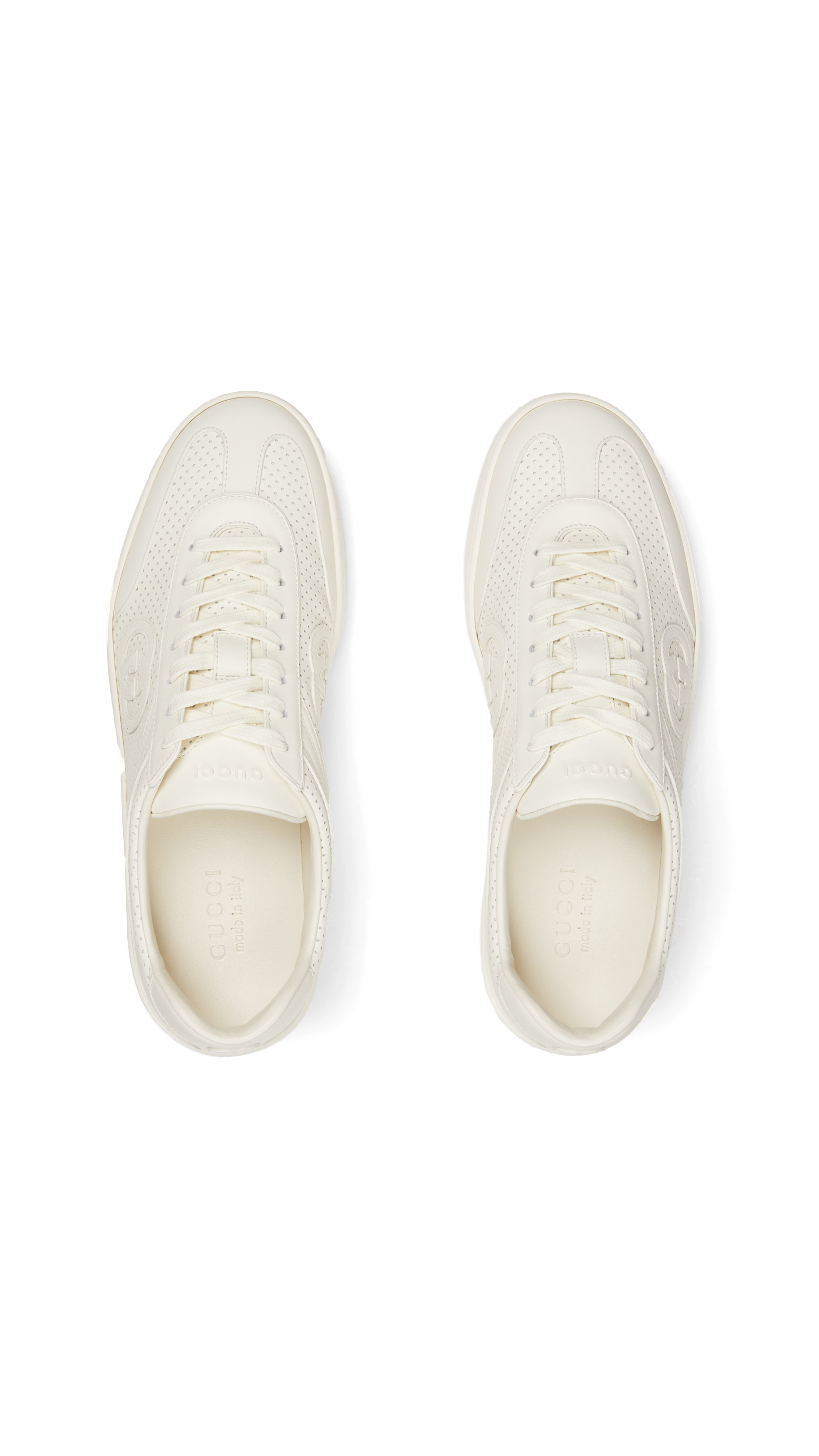 G75 Perforated Sneakers - White