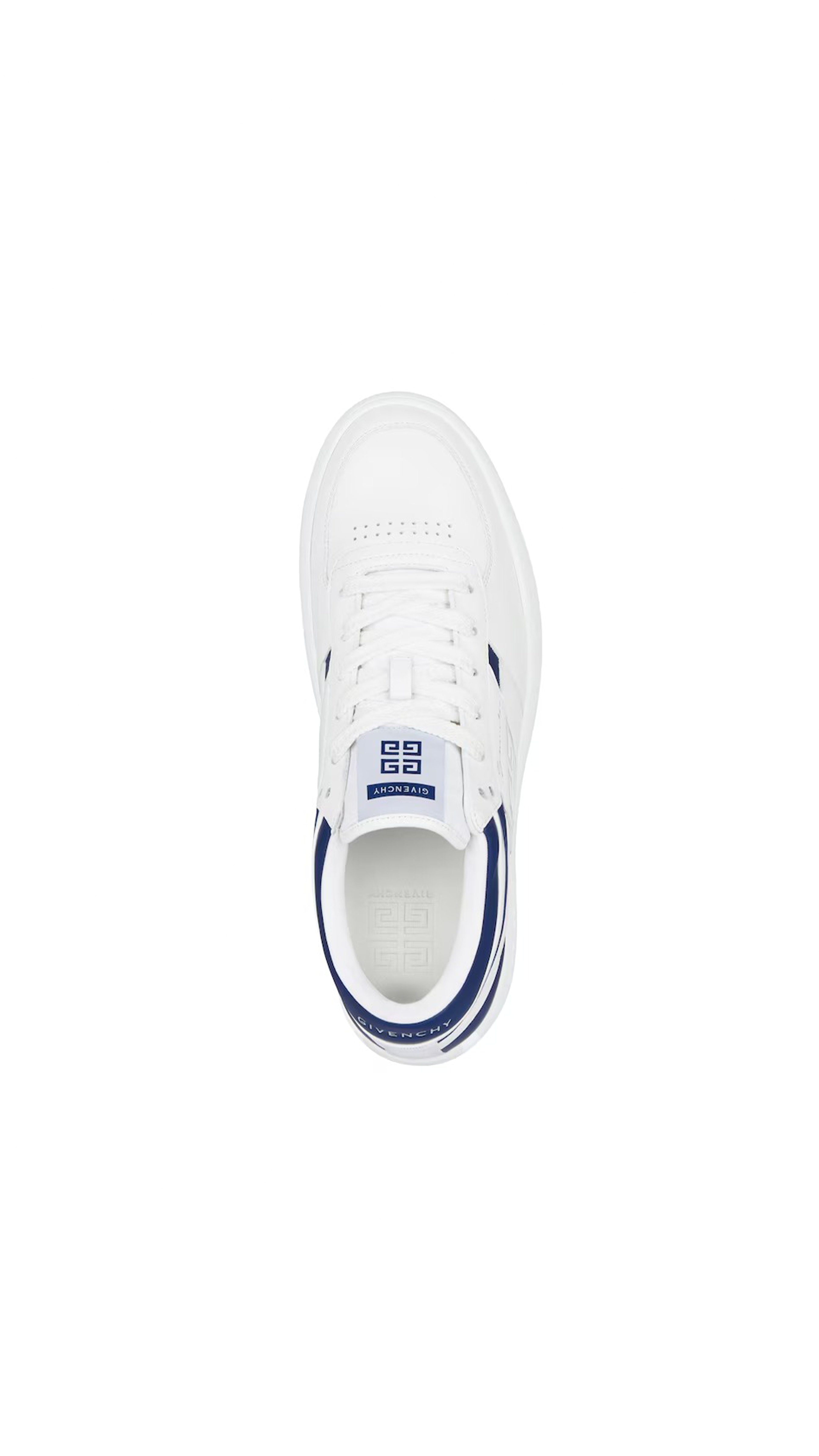 G Move Sneakers in Mixed Leathers - White/Blue
