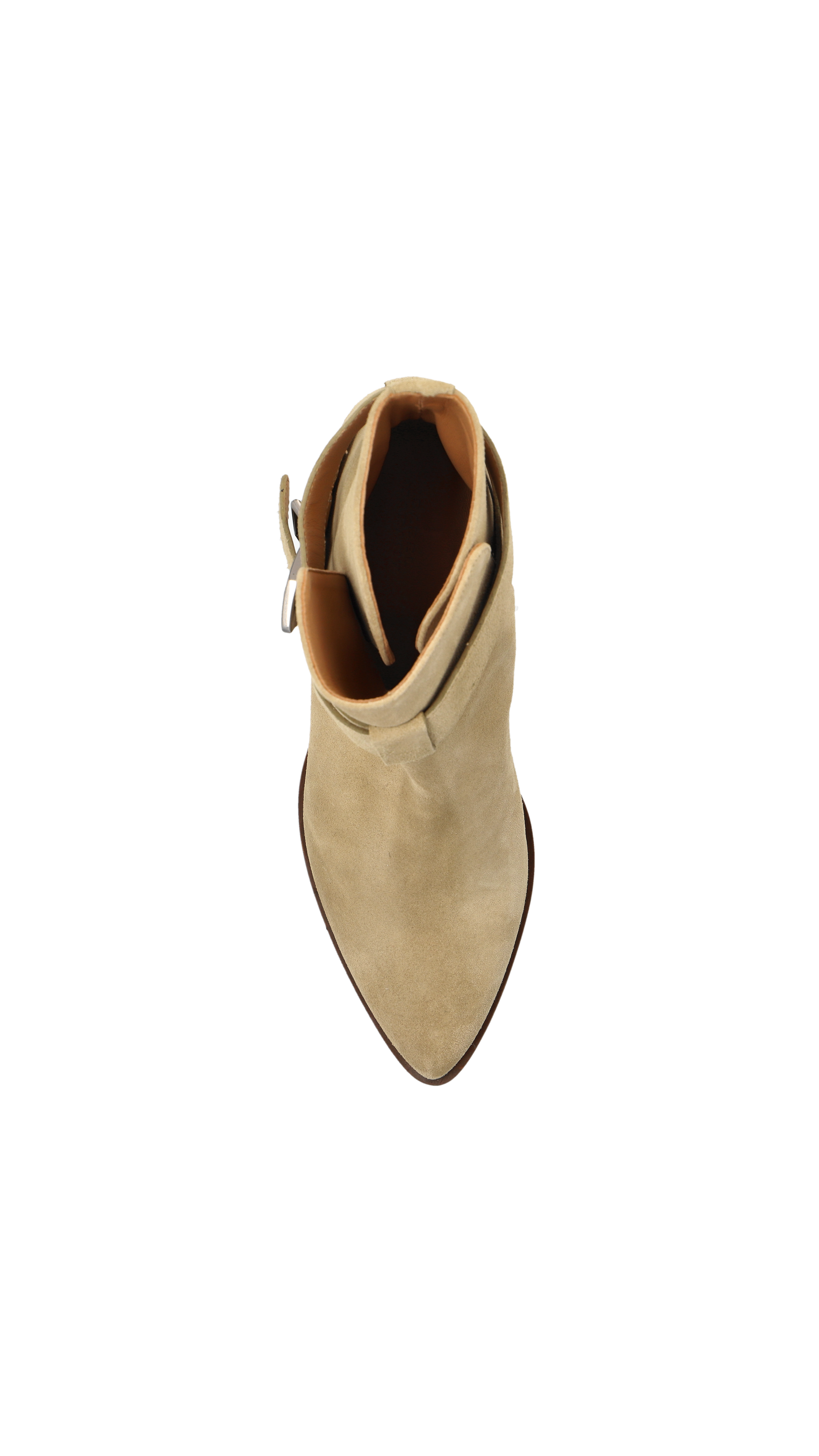 Deivy Suede Ankle Boots - Beige