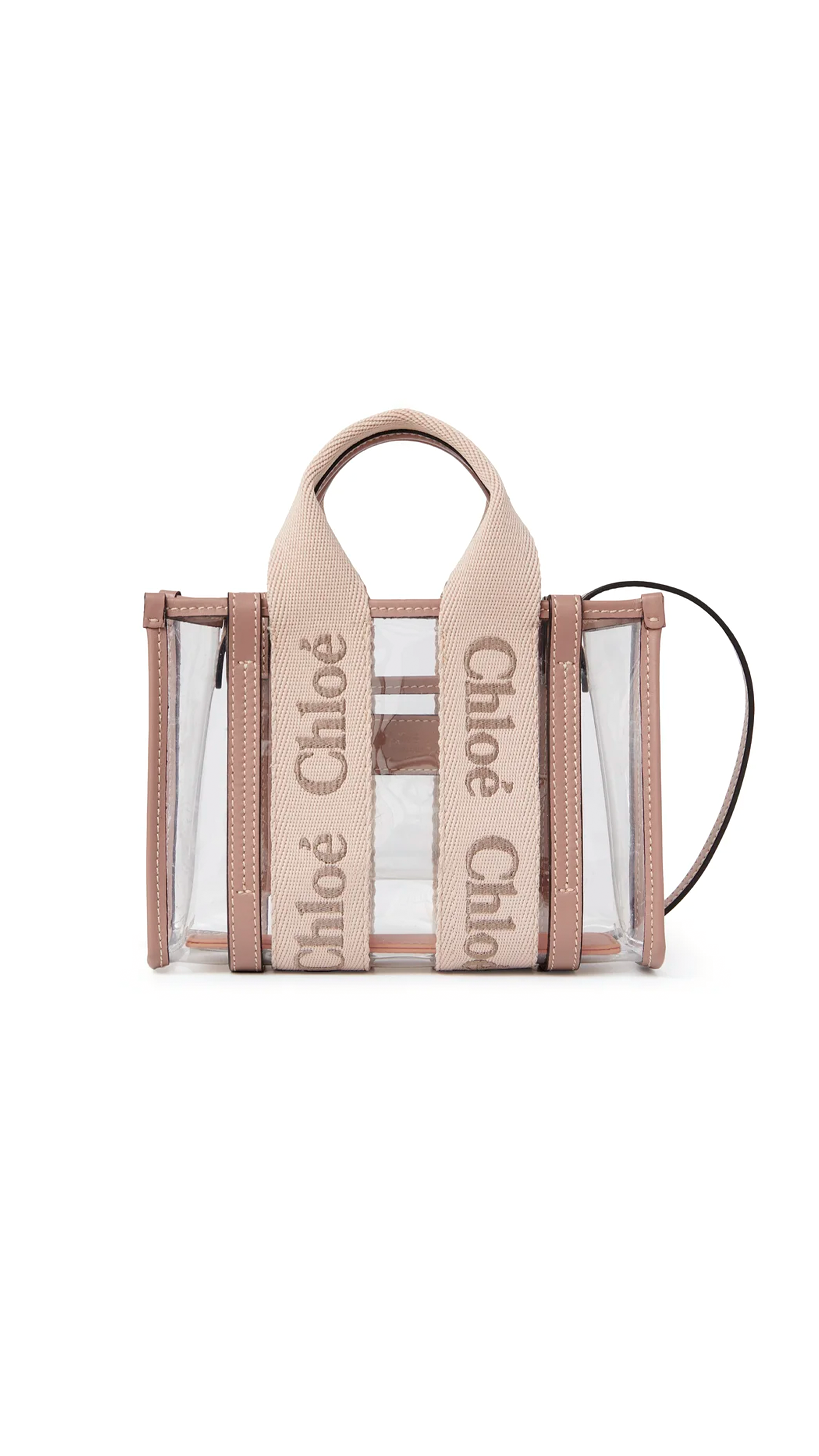 Mini Woody Tote Bag in Jelly - Blushy Beige