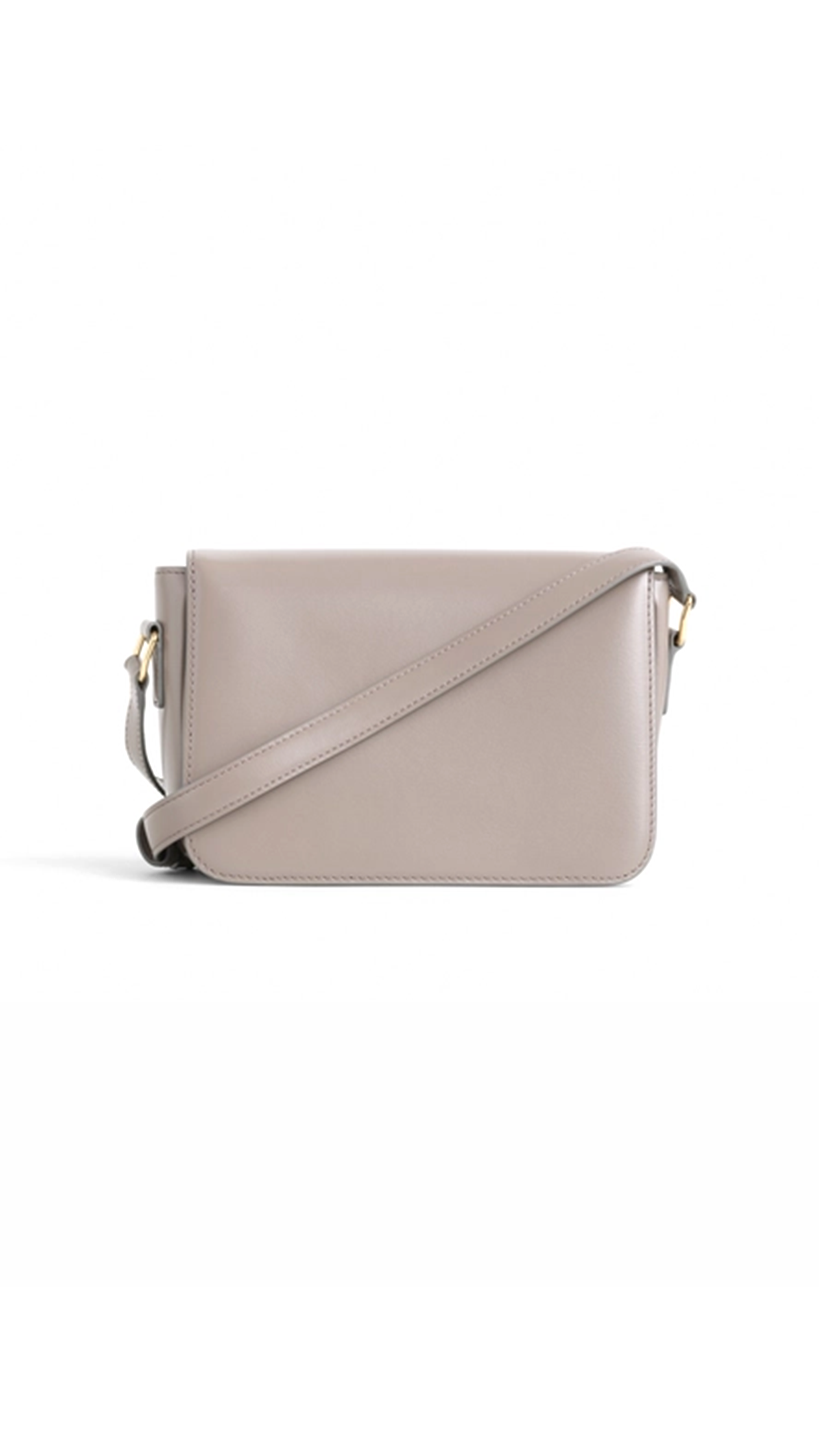 Teen Triomphe Bag in Shiny Calfskin - Pebble