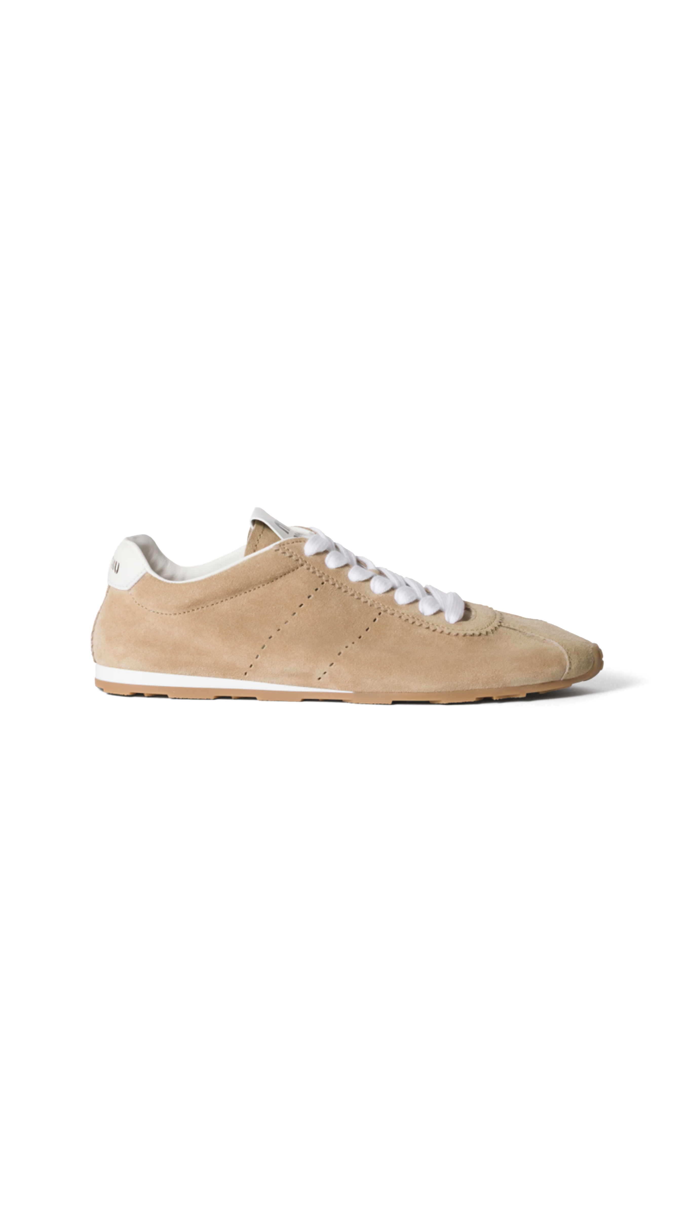 Plume Suede Sneakers - Beige