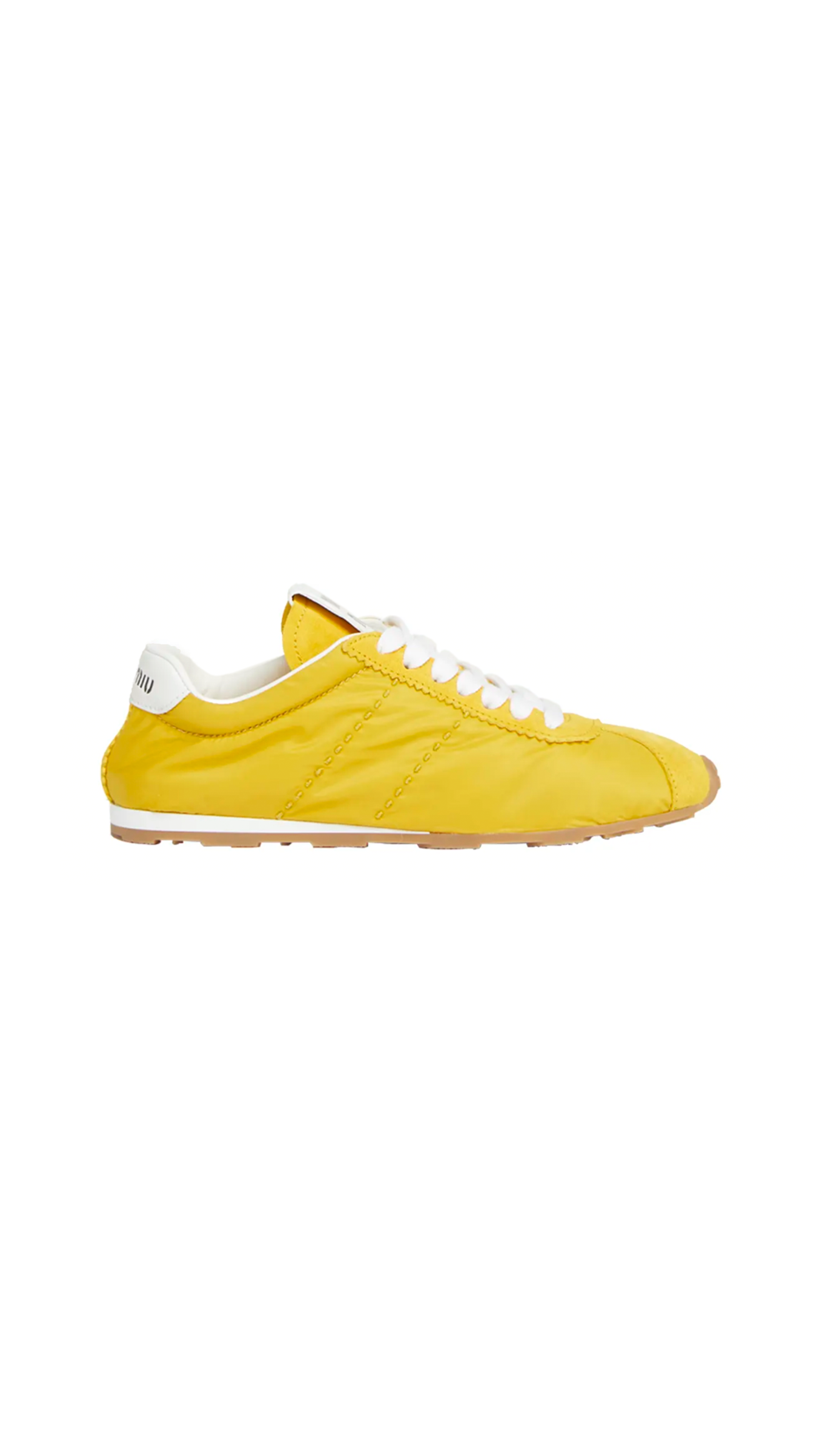 Plume Nylon & Suede Sneakers - Topaz