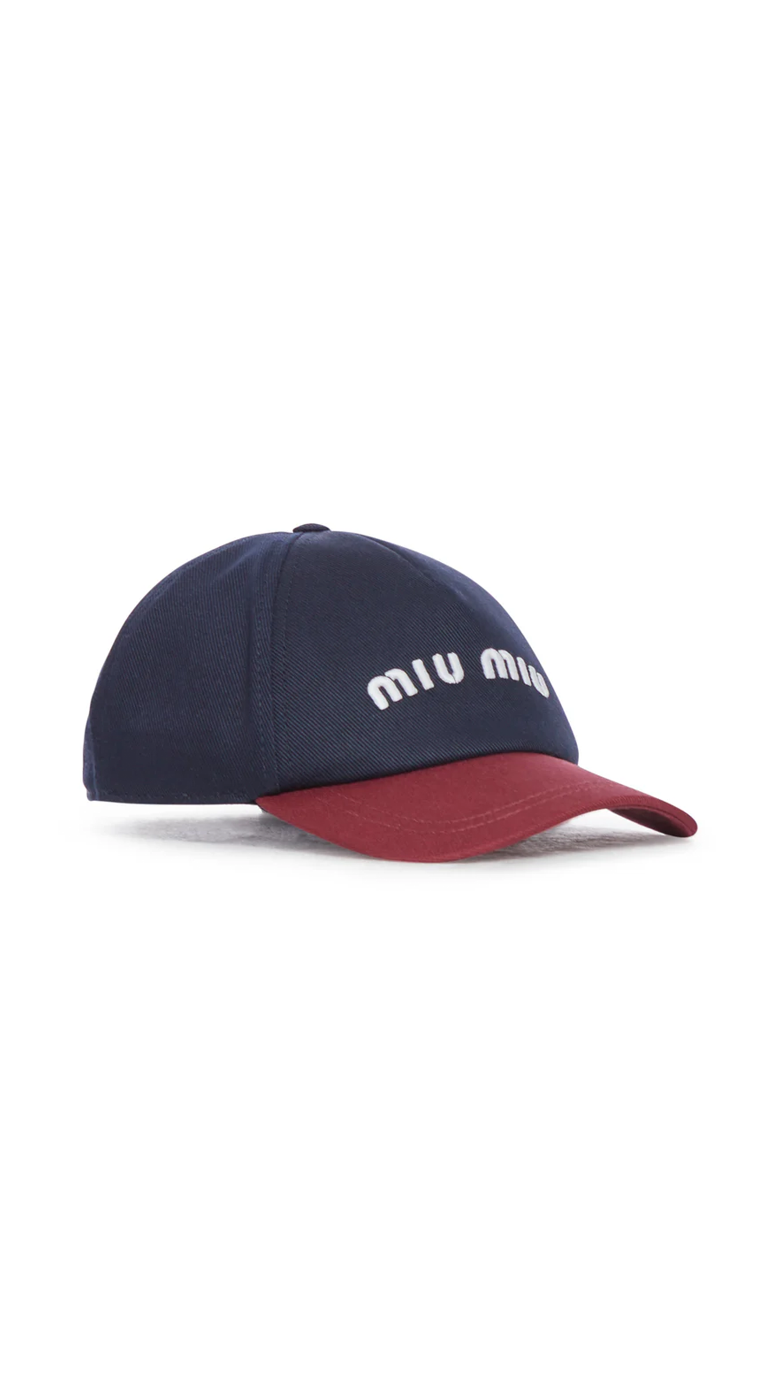 Drill Baseball Cap - Blue/Burgundy