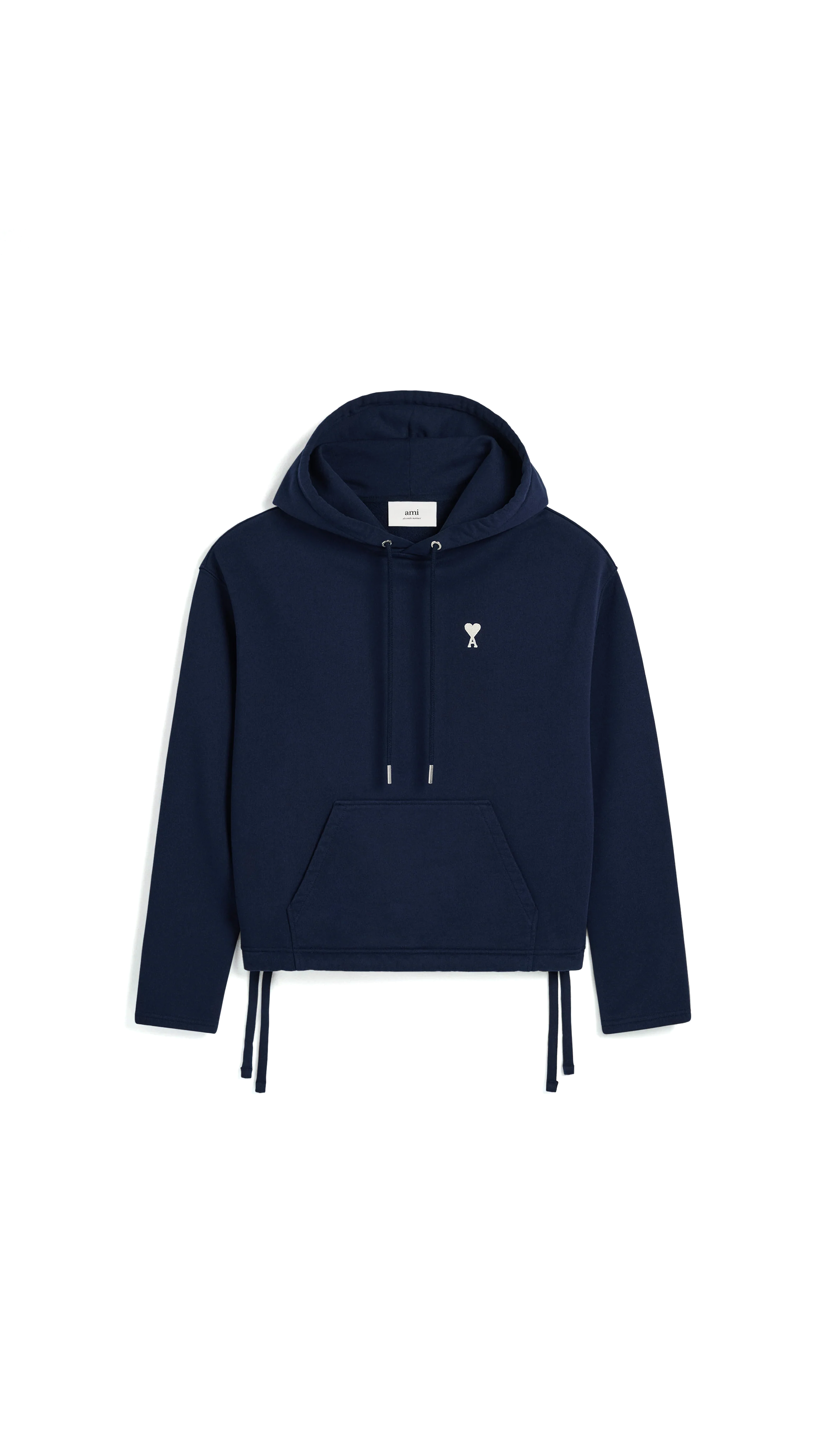 Cotton Ami de Coeur Hoodie - Navy
