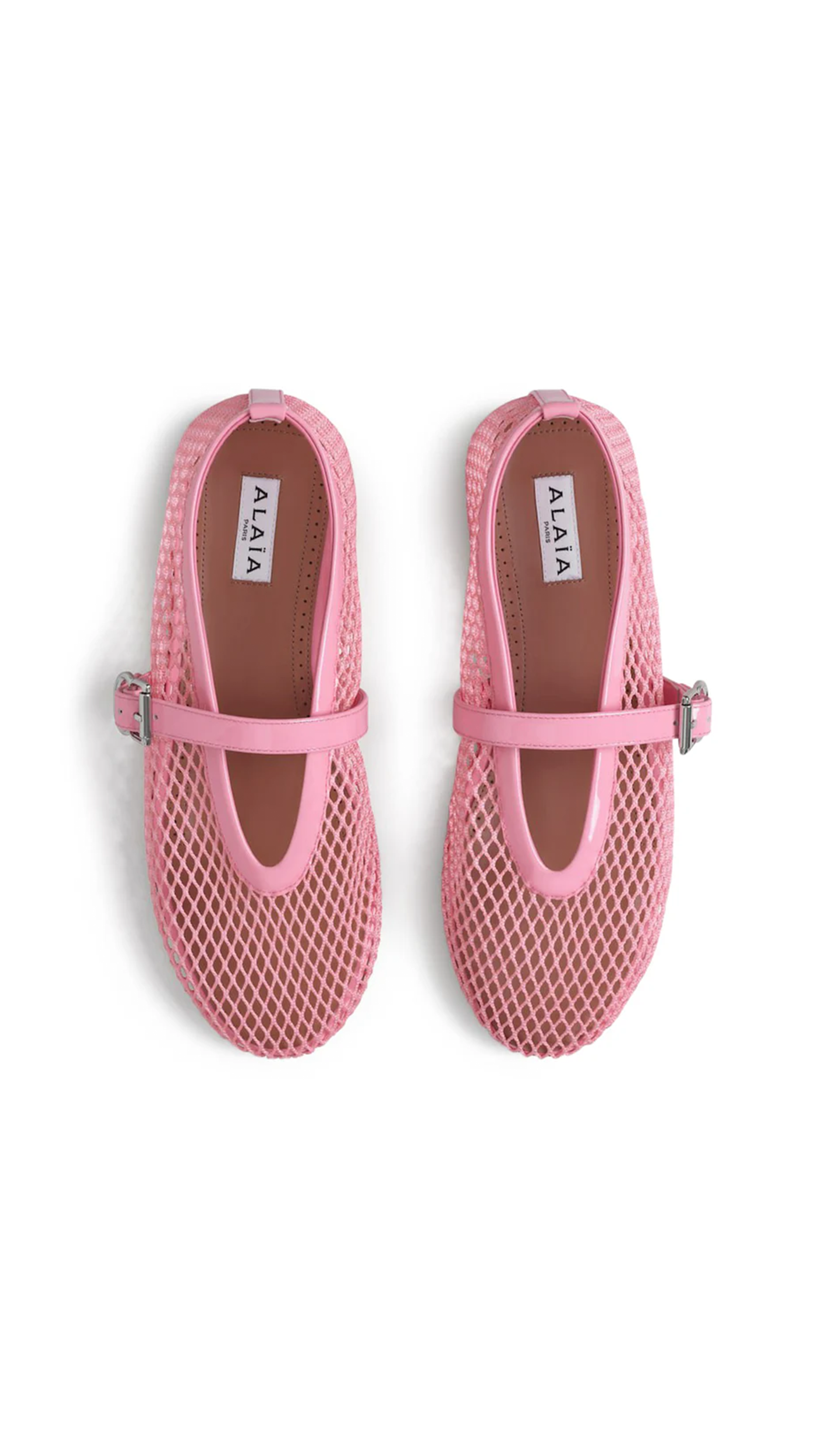 Fishnet Ballet Flats - Candy