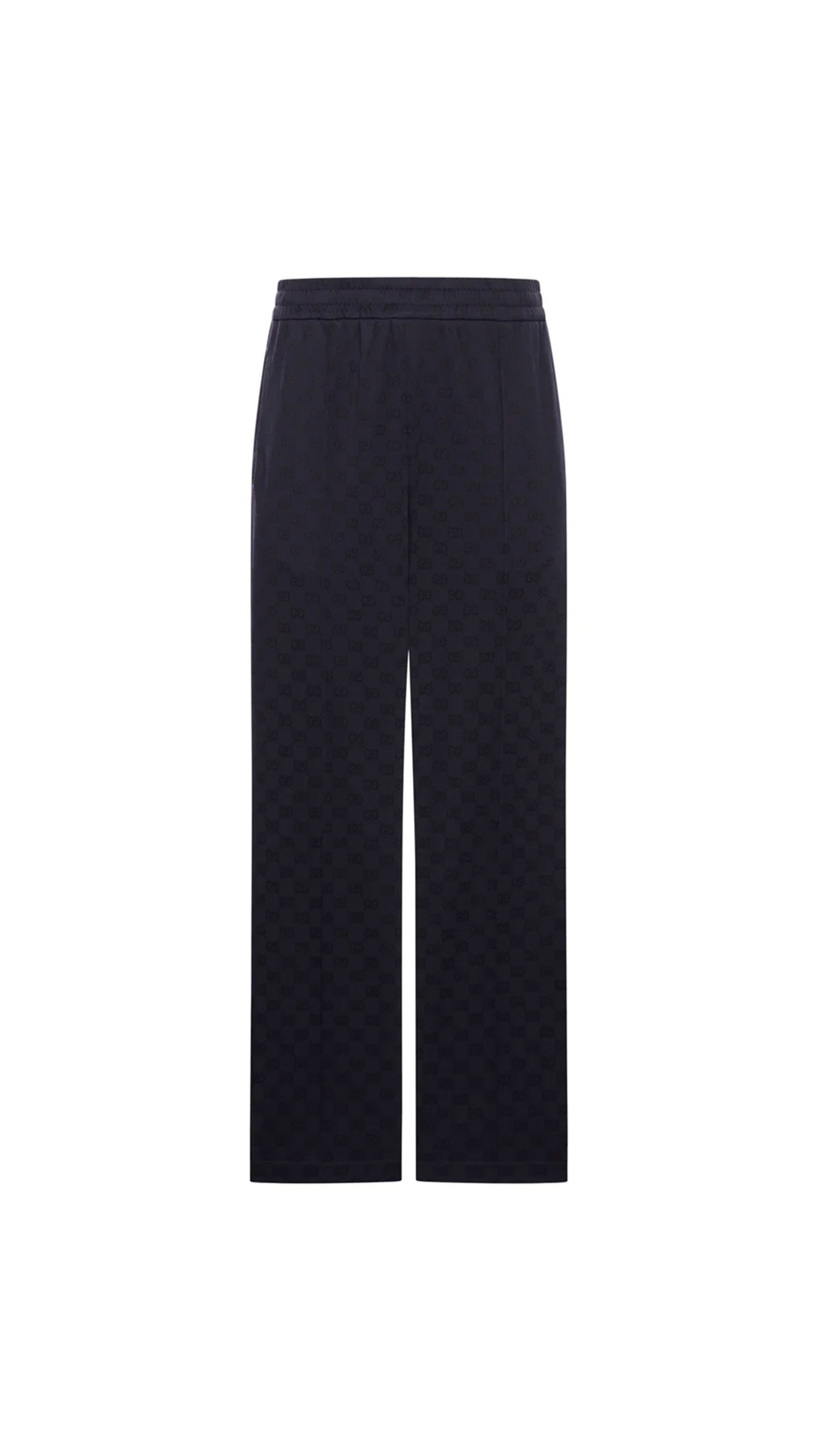 GG Nylon and Jersey Pant - Navy