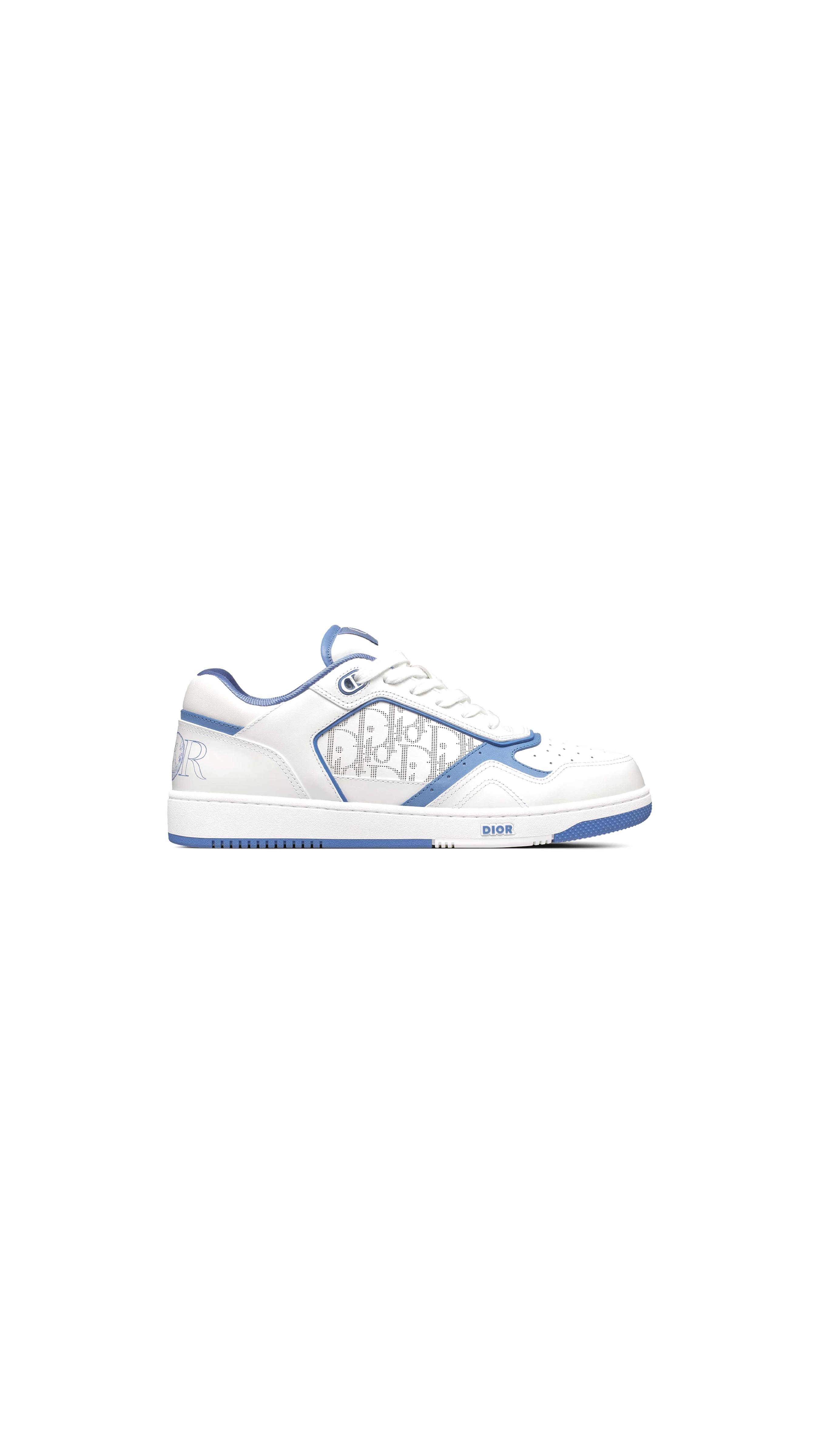 Dior & Hylton Nel B27 Low-Top Sneaker - White/Light Blue