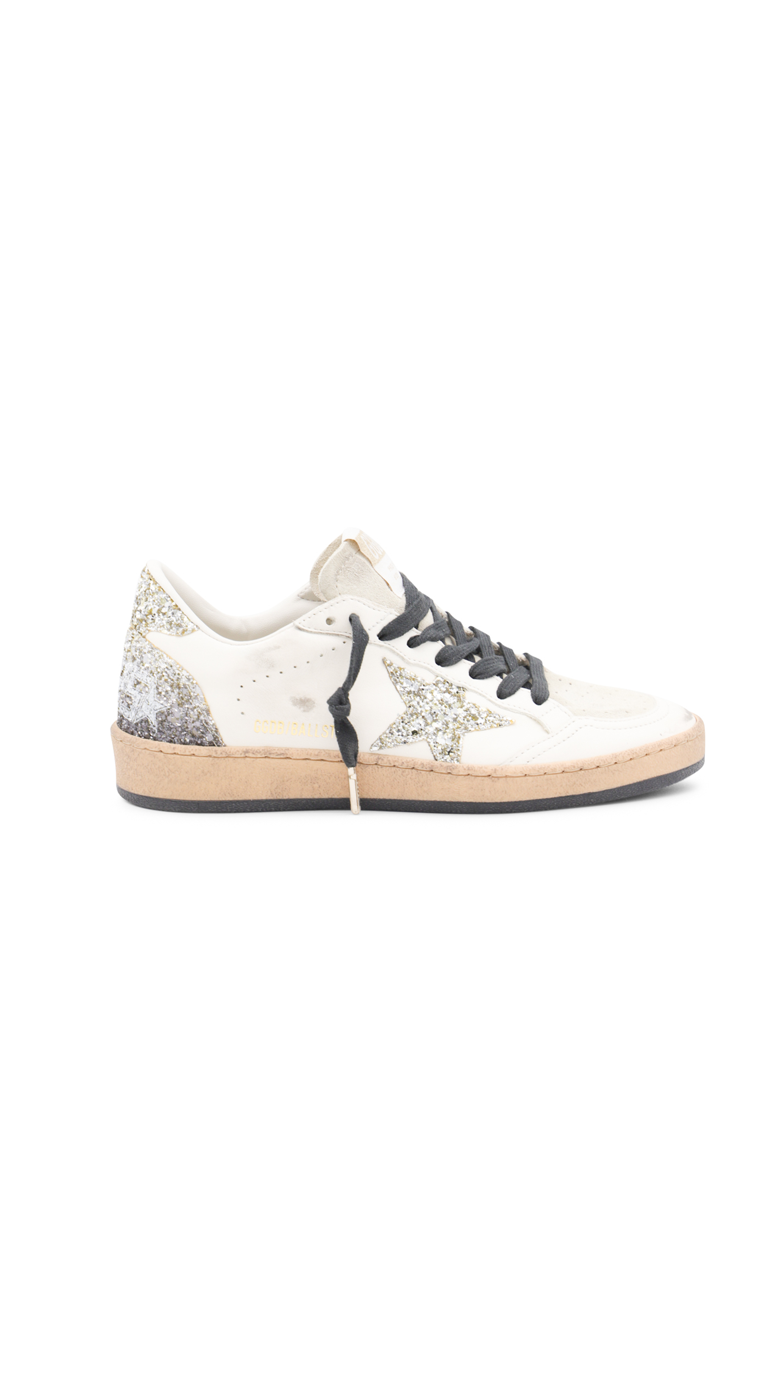 Ball Star Sneakers - White / Silver