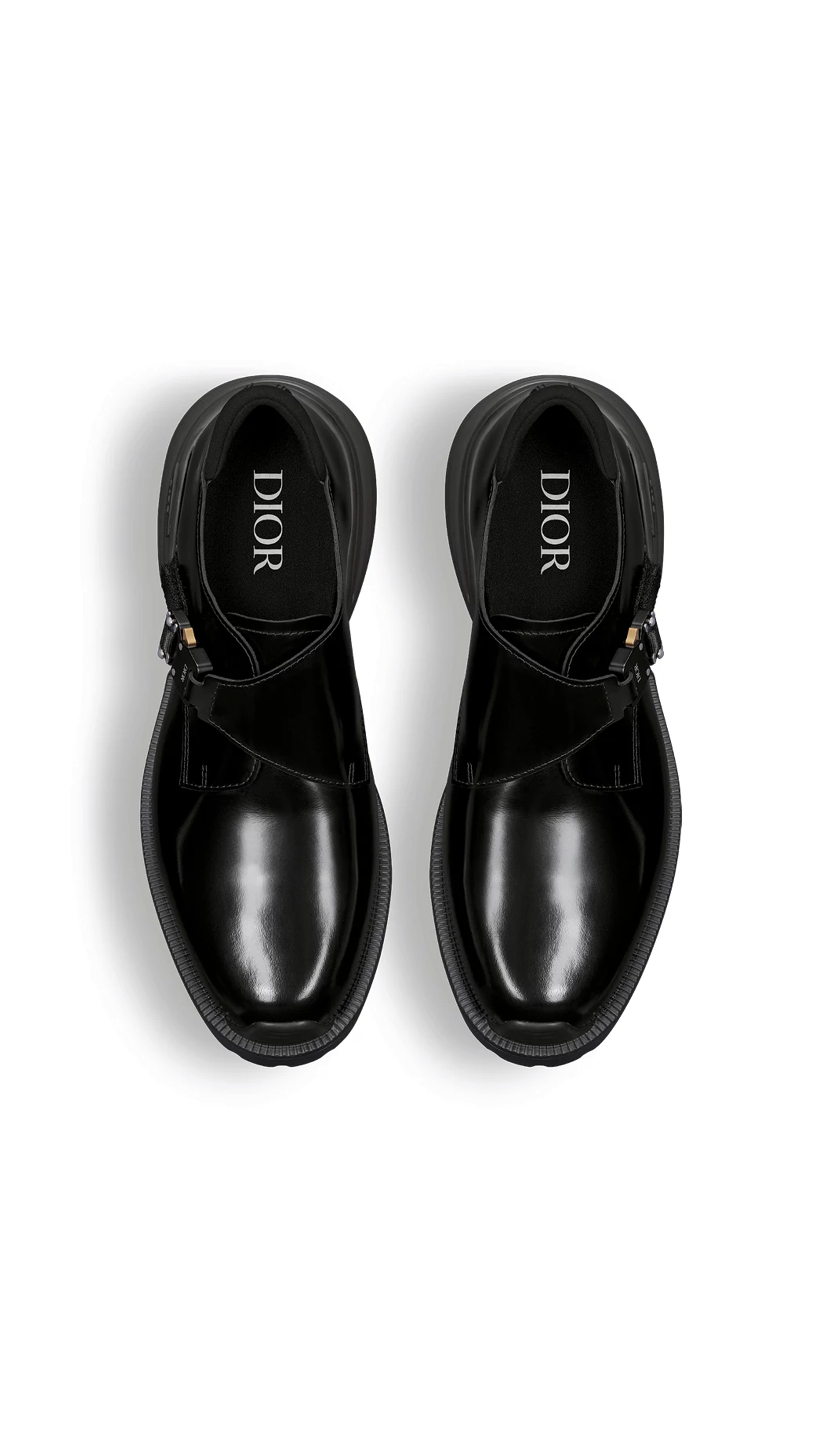 Dior Combat Monk Derby Shoes - Black