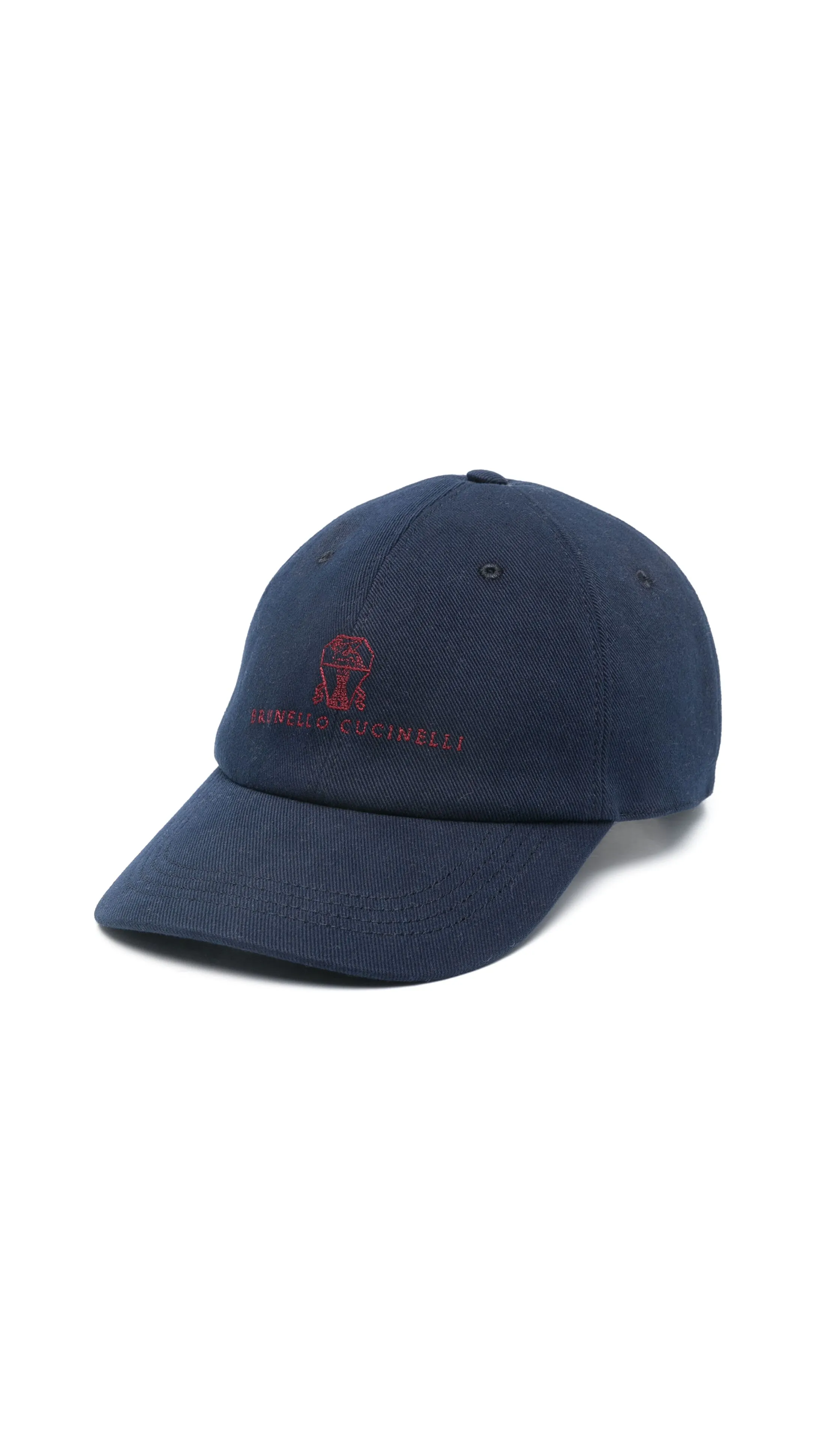 Baseball Cap with Embroidery - Navy