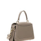 Mini Tess Day Bag in Grained & Shiny Calfskin - Powder
