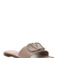 VLOGO Leather Slides - Poudre