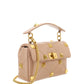 Medium Roman Stud The Shoulder Bag In Nappa With Chain - Beige