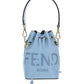 Mon Tresor Leather Mini Bag - Blue